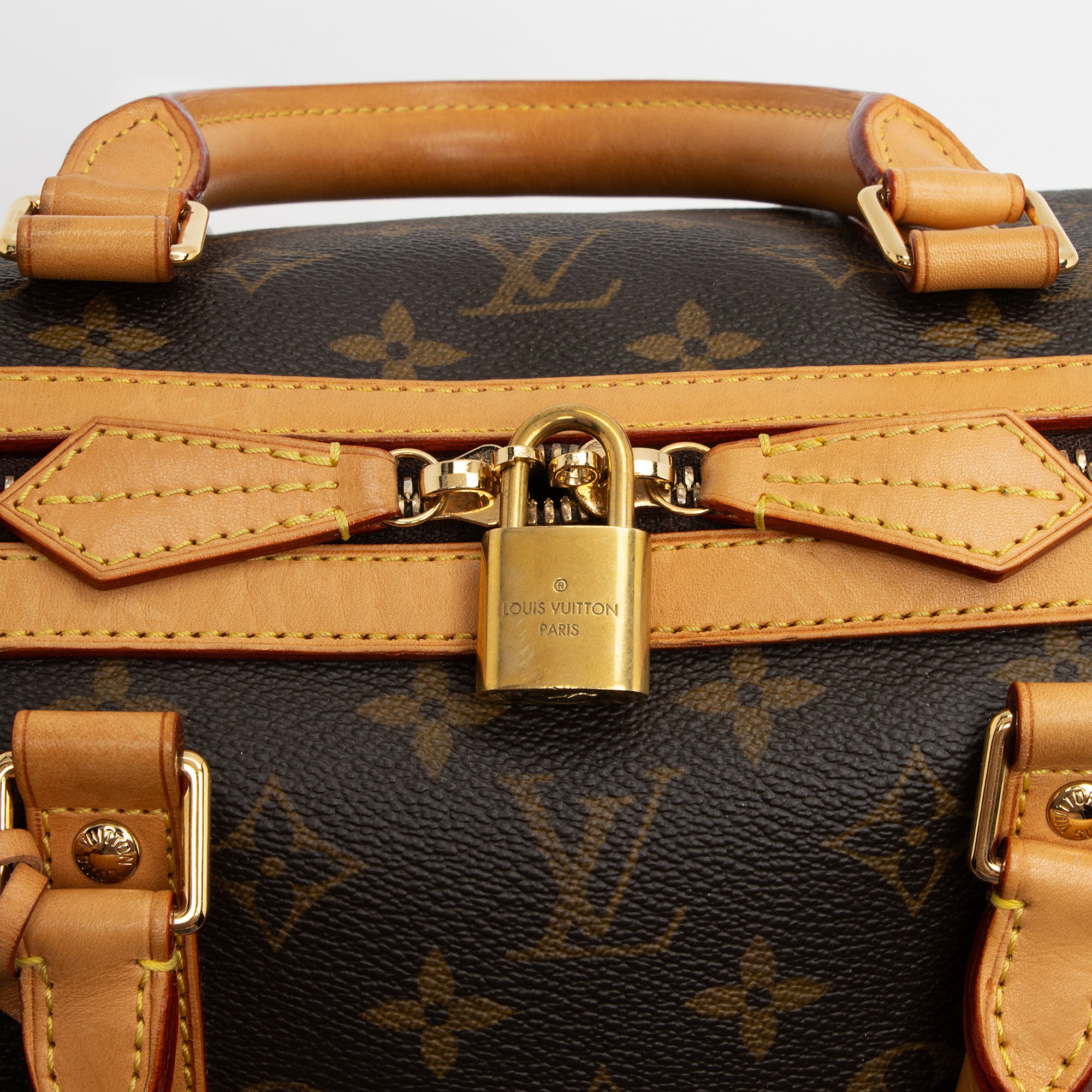 Louis Vuitton x Sofia Coppola Monogram Canvas Speedy Satchel (SHF-xJseoB)