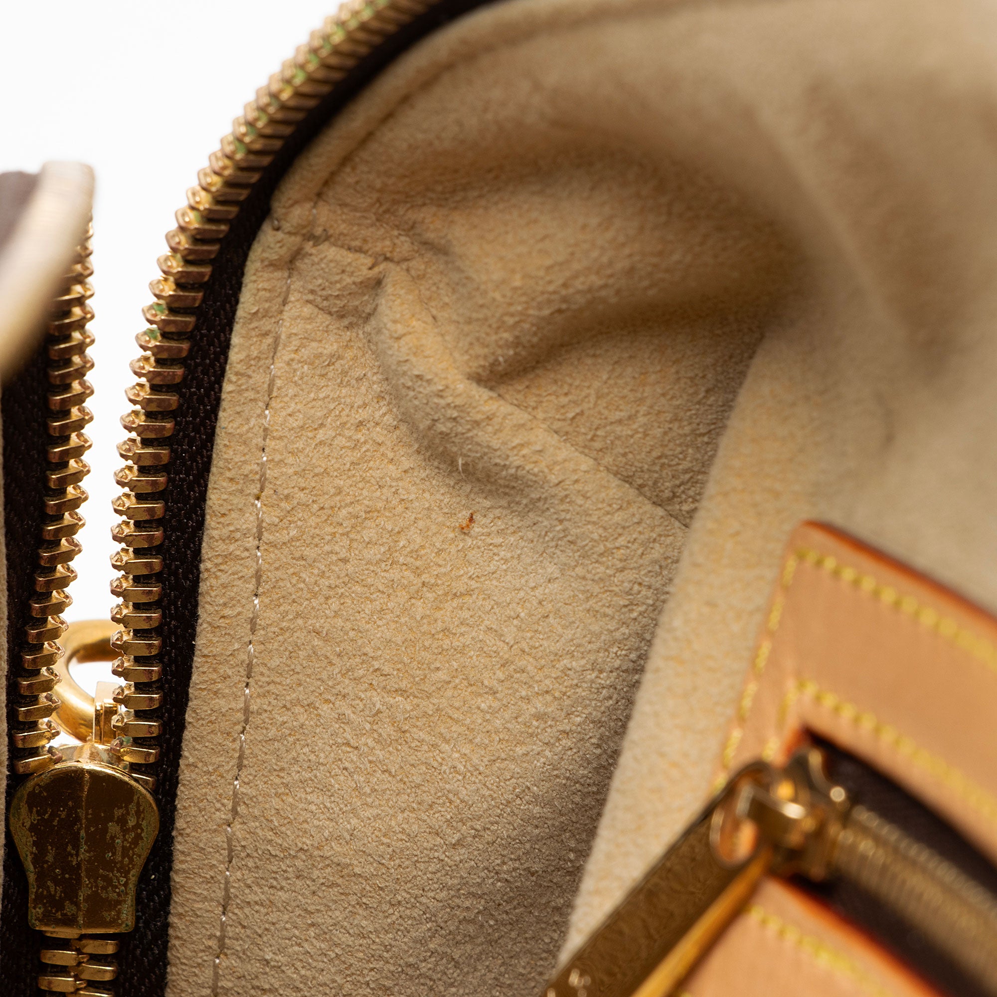 Louis Vuitton x Sofia Coppola Monogram Canvas Speedy Satchel (SHF-xJseoB)