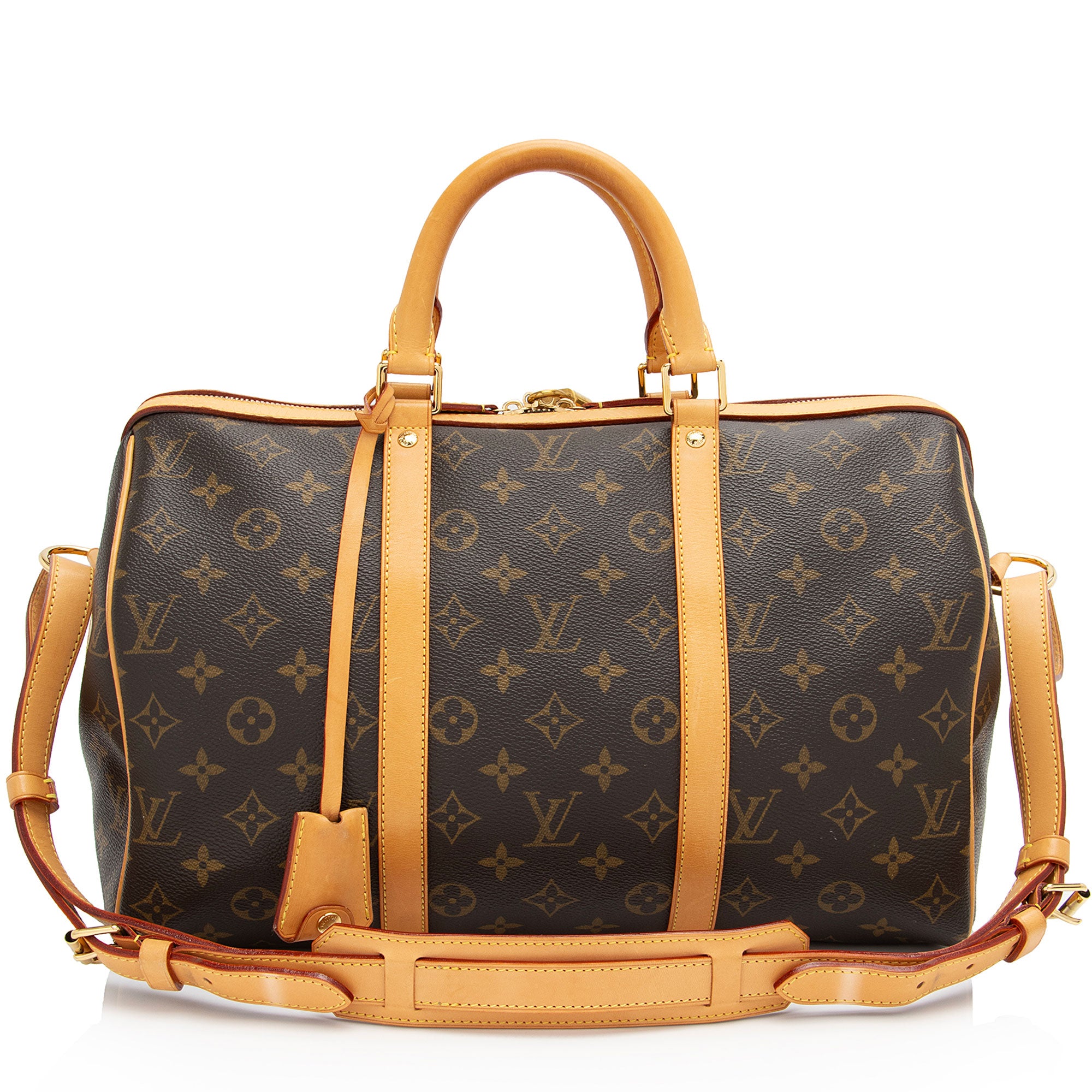 Louis Vuitton x Sofia Coppola Monogram Canvas Speedy Satchel (SHF-xJseoB)