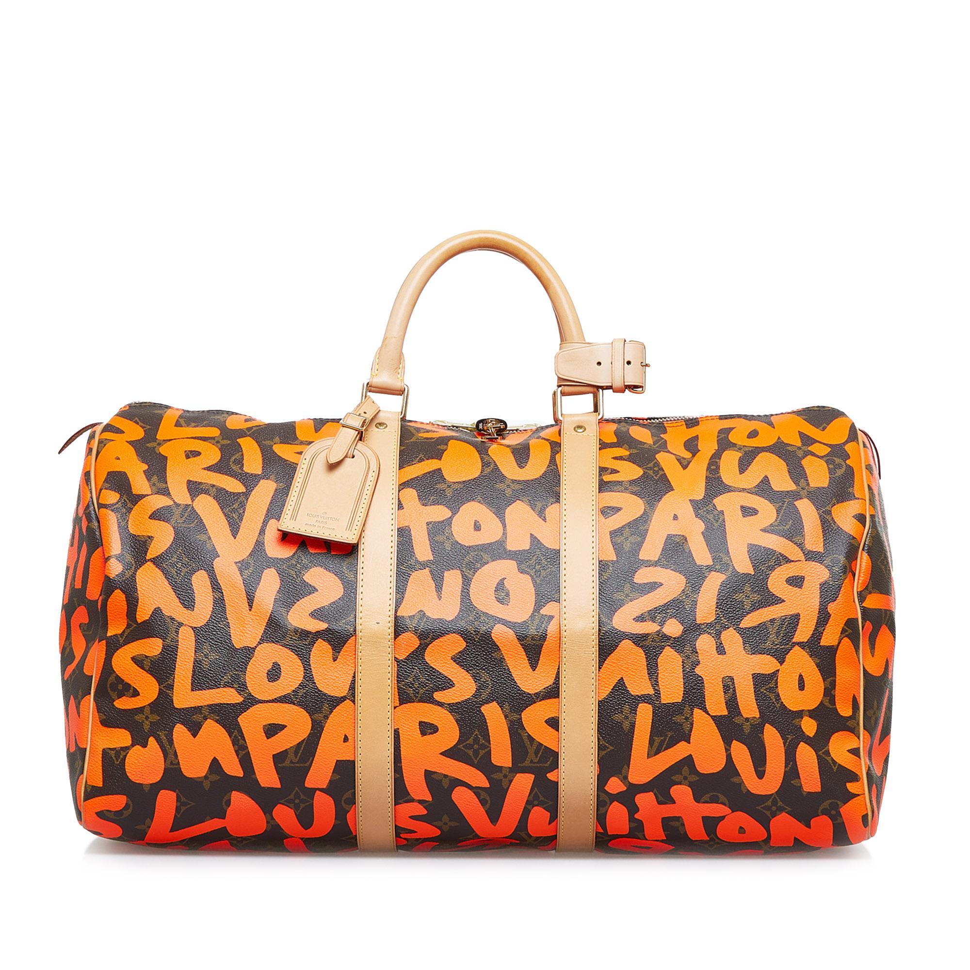 Louis Vuitton x Stephen Sprouse Monogram Graffiti Keepall 50 (SHG-BIgJ