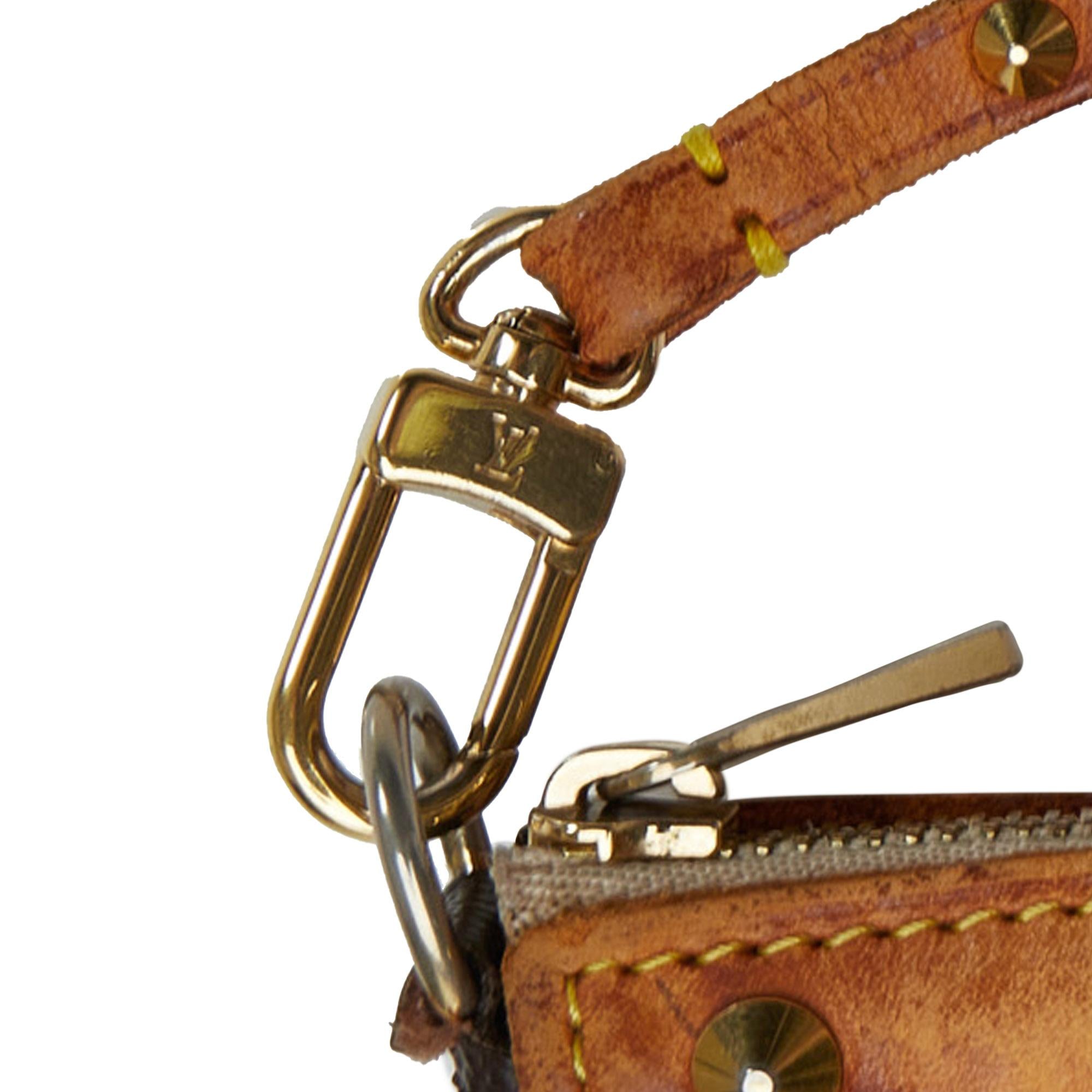 Louis Vuitton x Takashi Murakami Monogram Cherry Blossom Pochette Accessoires (SHG-RrgtNO)