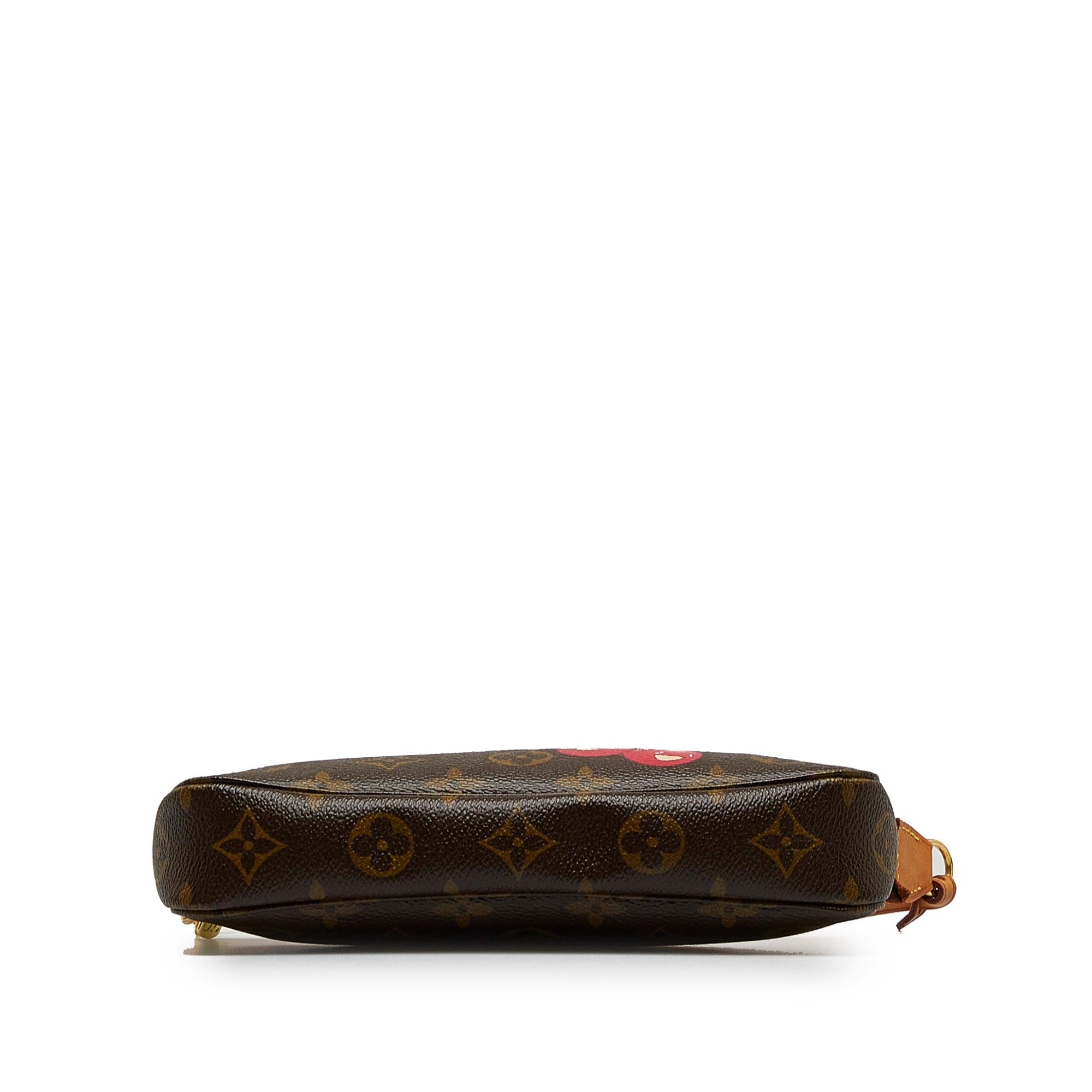 Louis Vuitton x Takashi Murakami  Monogram Cherry Pochette Accessoires (SHG-2i768q)