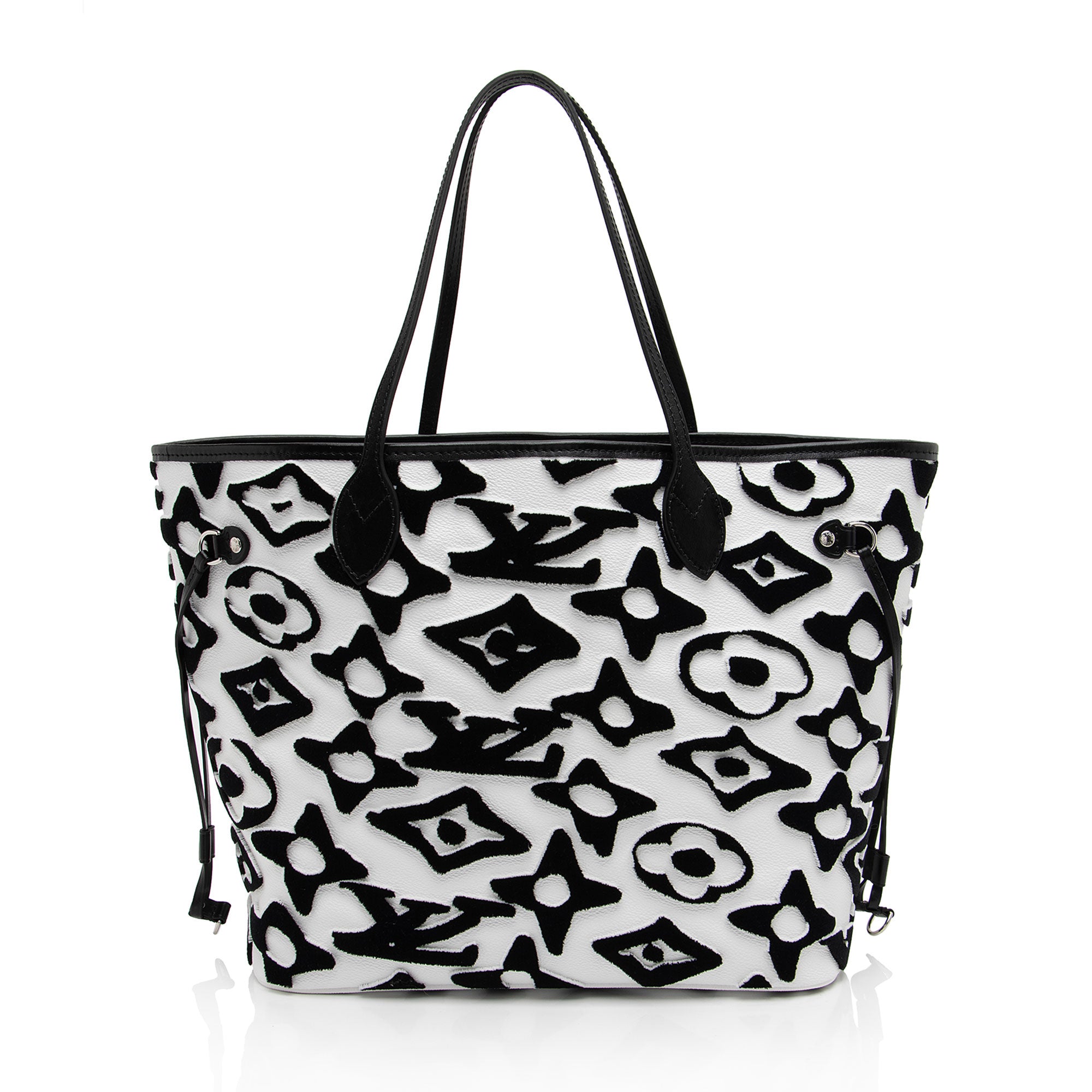 Louis Vuitton x Urs Fischer Tufted Monogram Canvas Neverfull MM Tote
