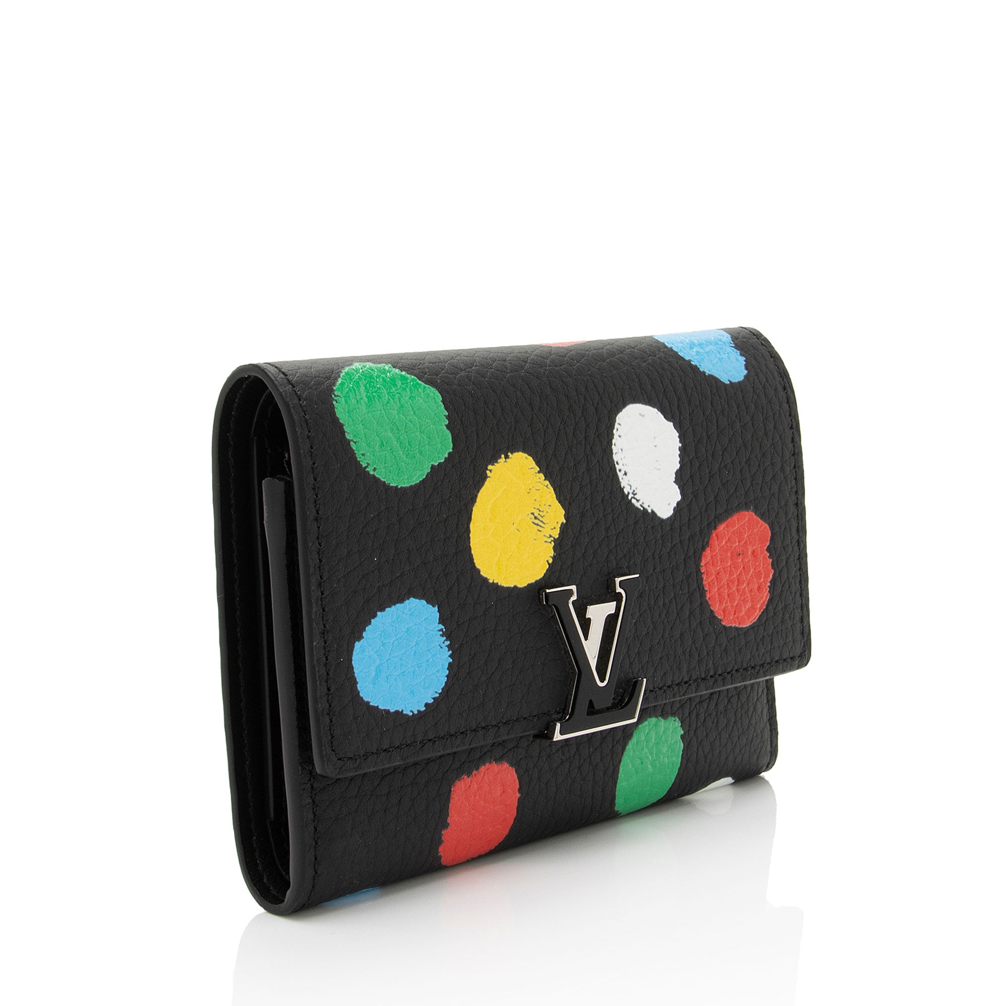 Louis Vuitton x YK Leather Dots Capucines Compact Wallet (SHF-a0OgvF)