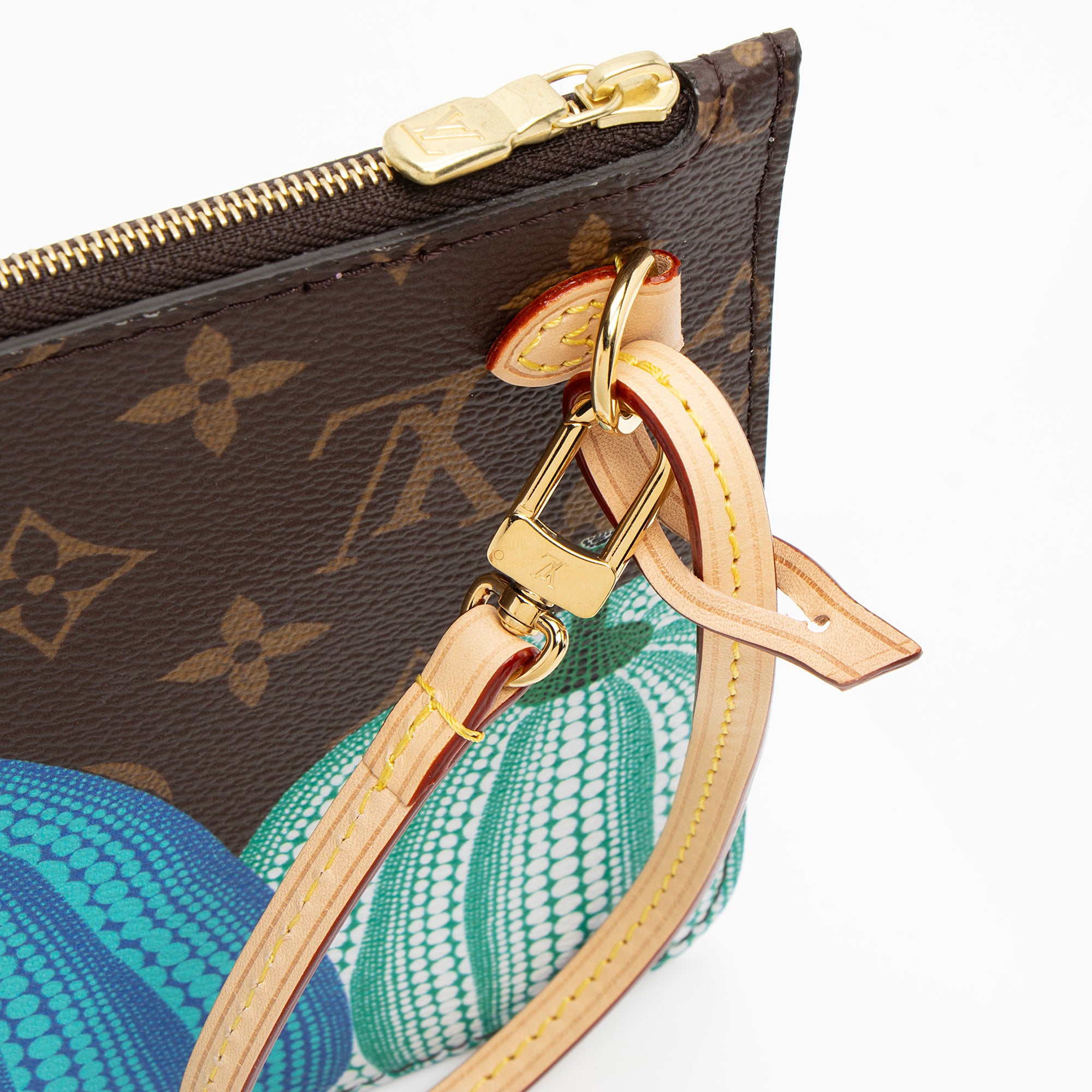 Louis Vuitton x YK Monogram Canvas Pumpkin Neverfull MM Pochette