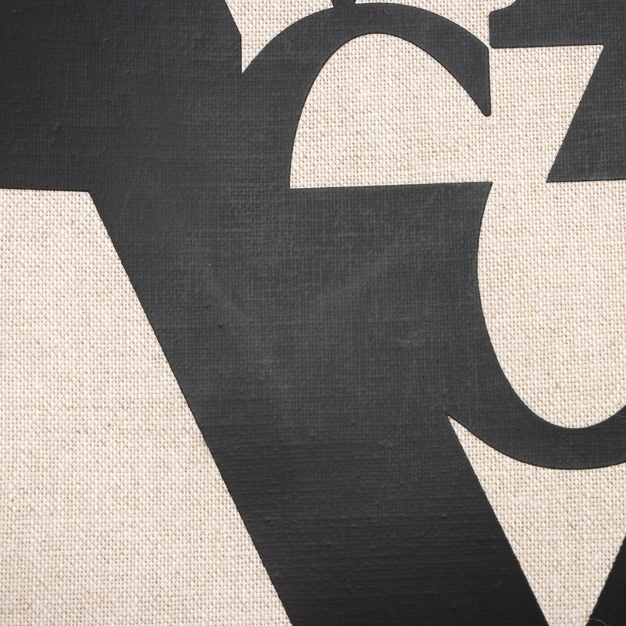 MCM Canvas Glitch Logo Aren Medium Shopper Tote (SHF-et7Nb7)