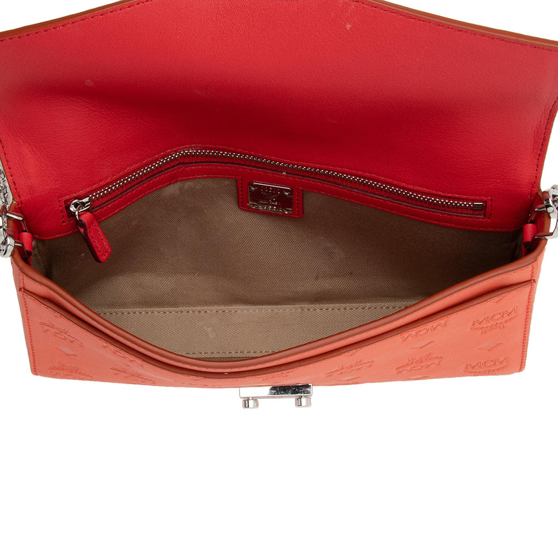MCM Embossed Leather Millie Medium Crossbody Bag (SHF-5PaaQ8) – LuxeDH