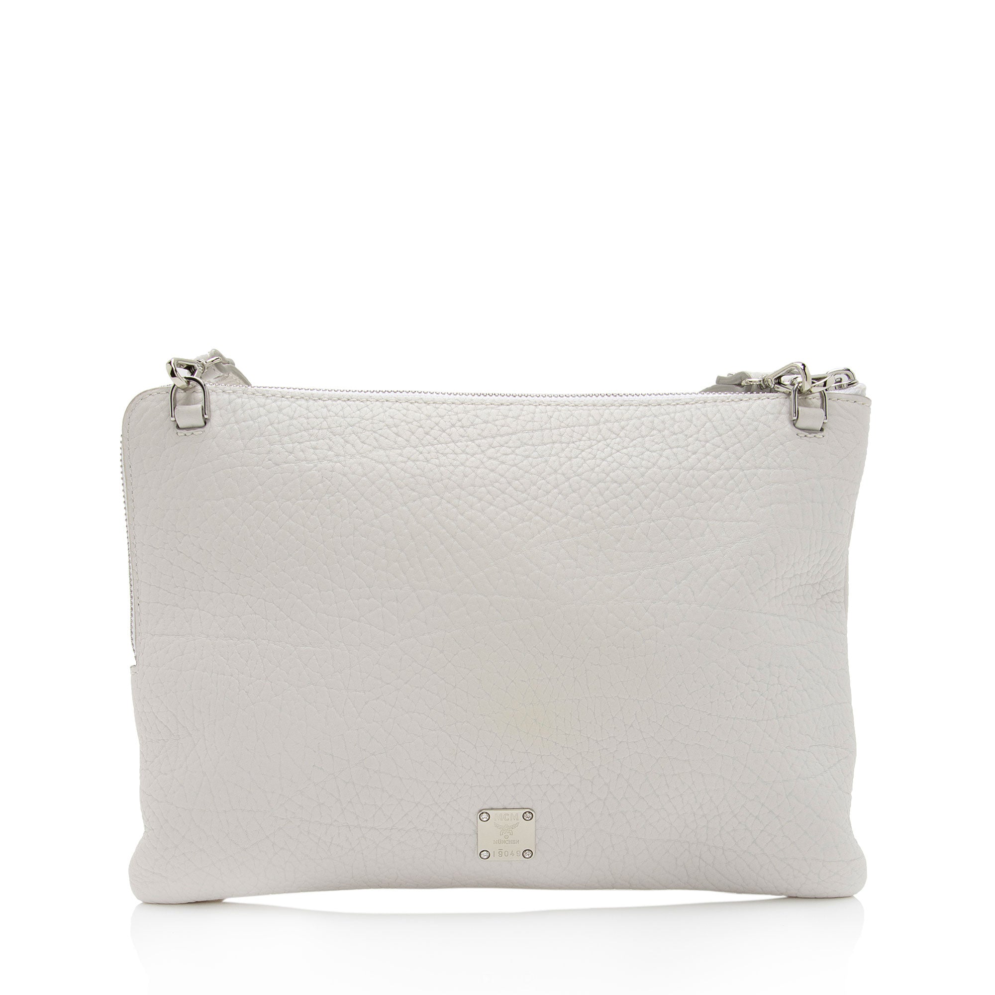 MCM Lambskin Crystal Studded Stark Special Pouch Medium Crossbody Bag (SHF-IC5owp)