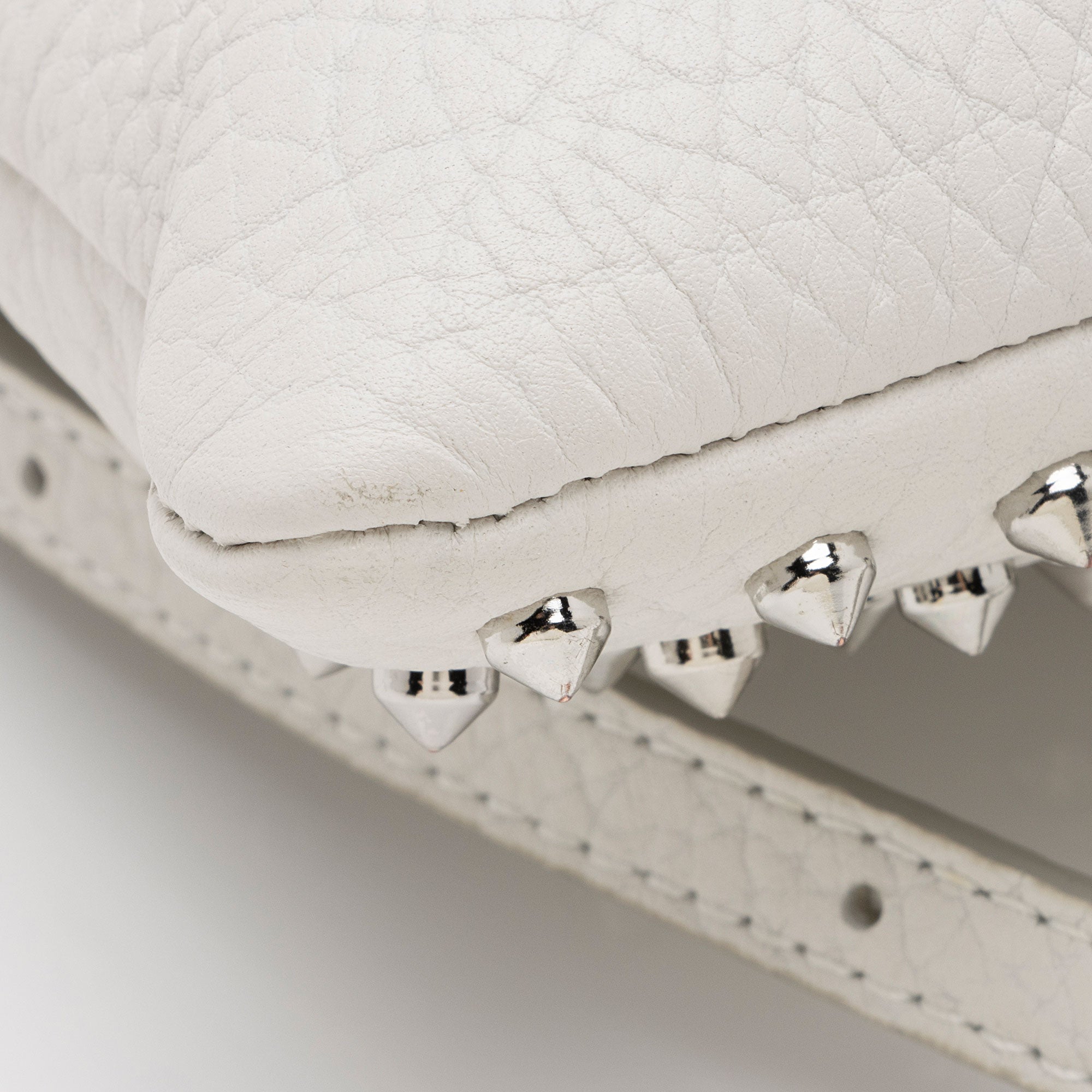 MCM Lambskin Crystal Studded Stark Special Pouch Medium Crossbody Bag (SHF-IC5owp)