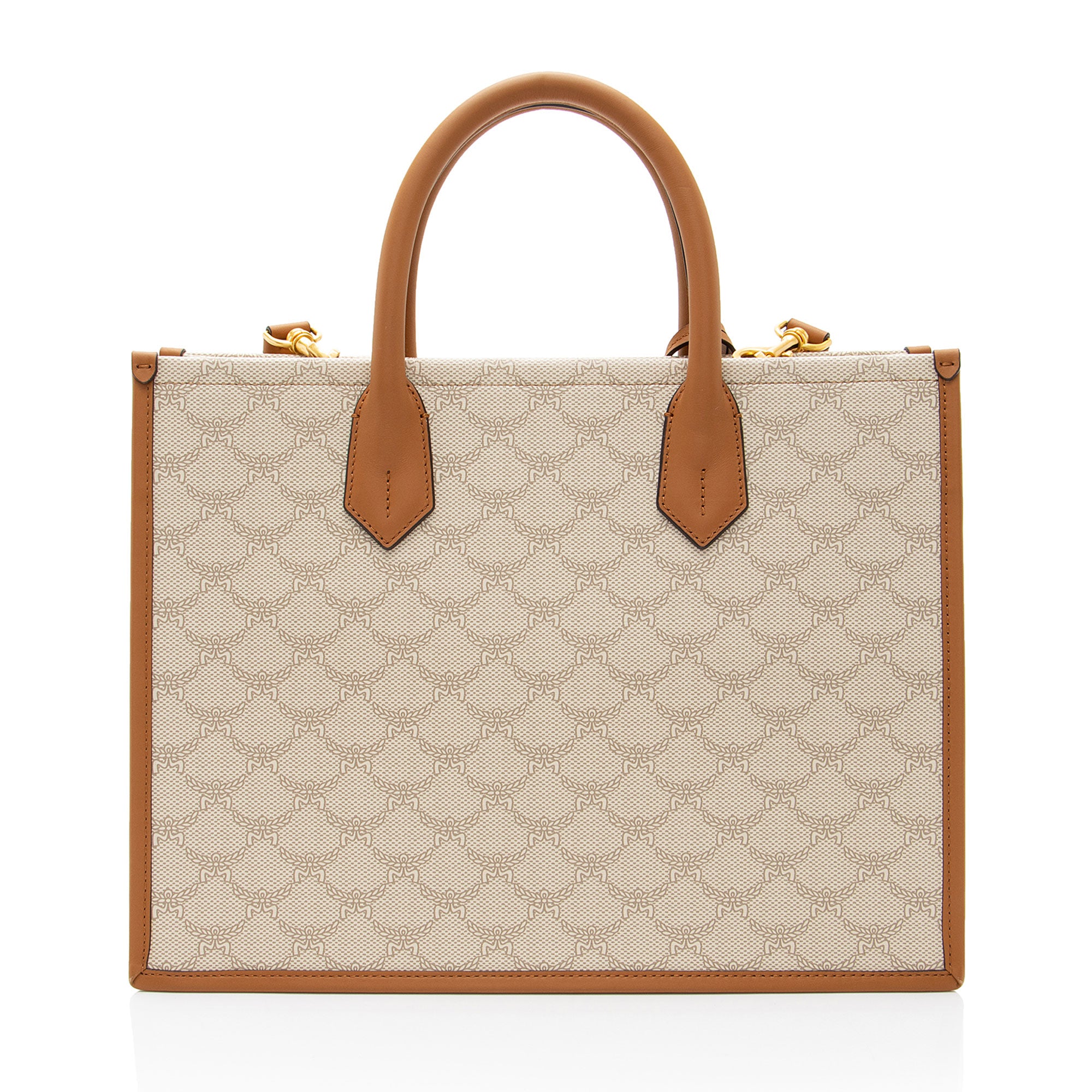 MCM Lauretos Canvas Himmel Medium Tote (SHF-RGtGV8)