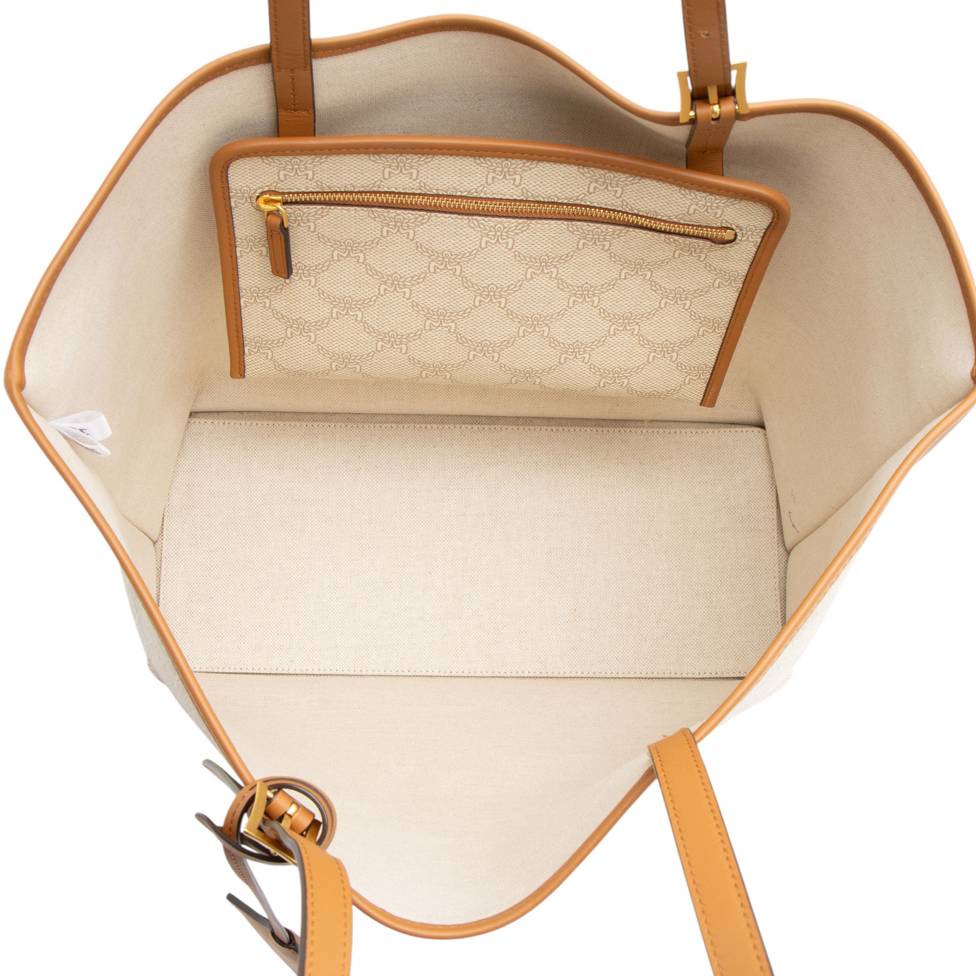 MCM Lauretos Canvas Himmel Shopper Tote (SHF-uC3AKa)