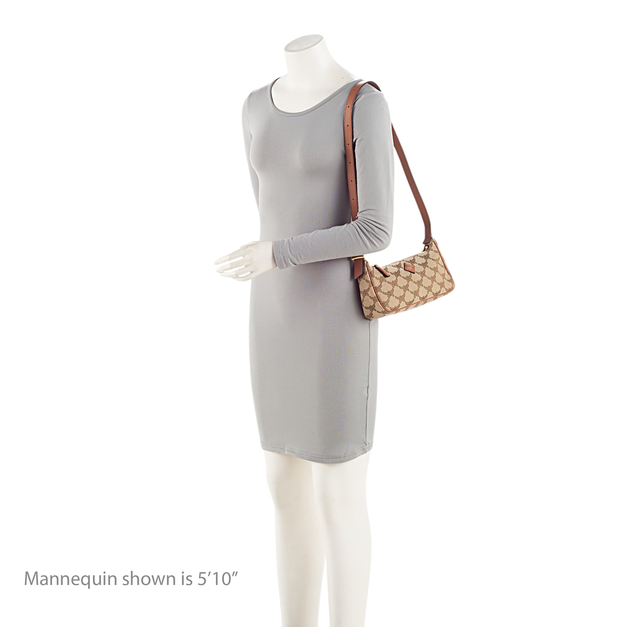 MCM Lauretos Canvas Himmel Small Shoulder Bag