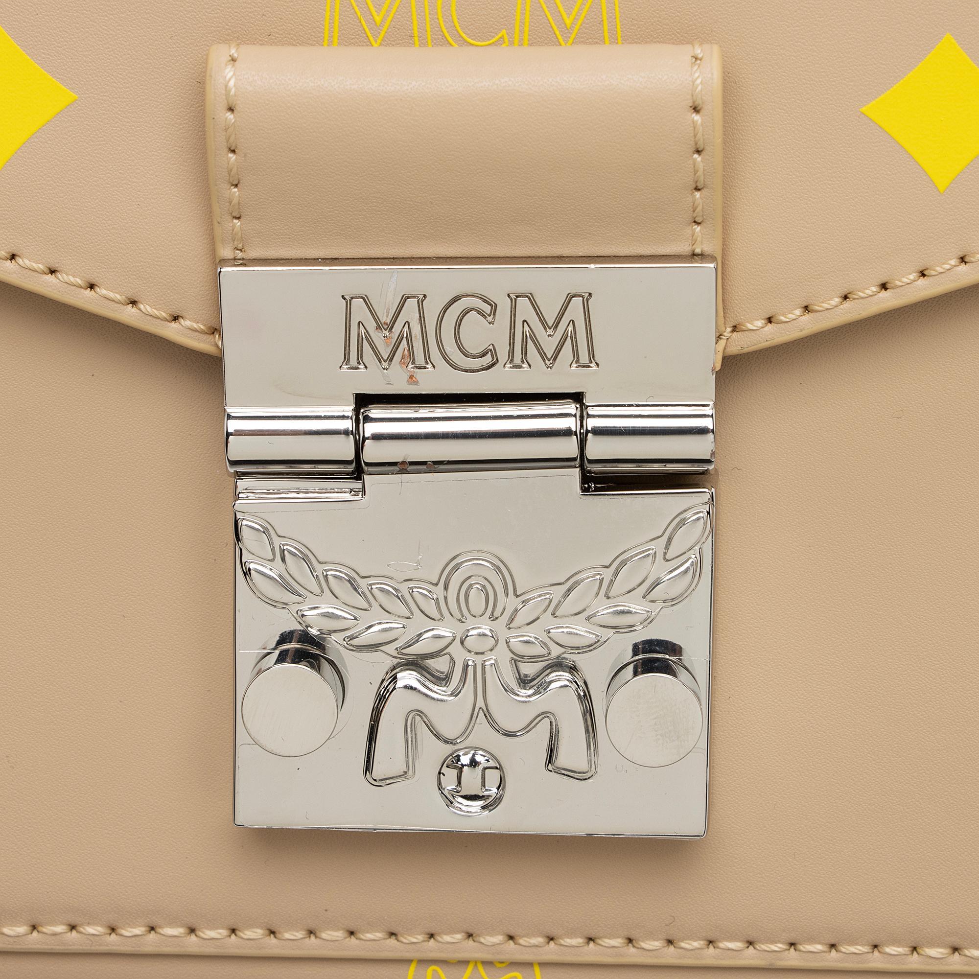 MCM Leather Color Splash Millie Small Crossbody