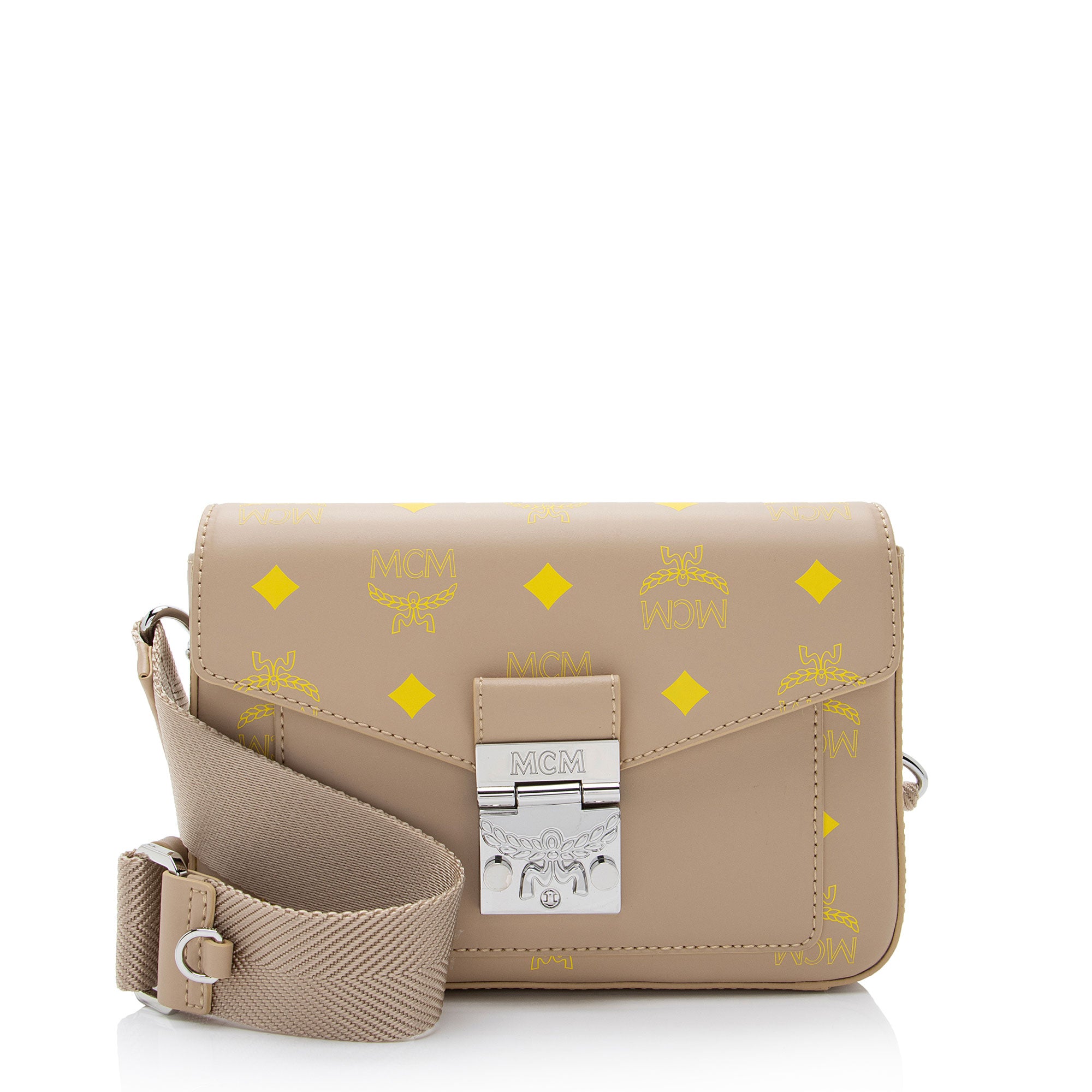 MCM Leather Color Splash Millie Small Crossbody Bag (SHF-O144RT)