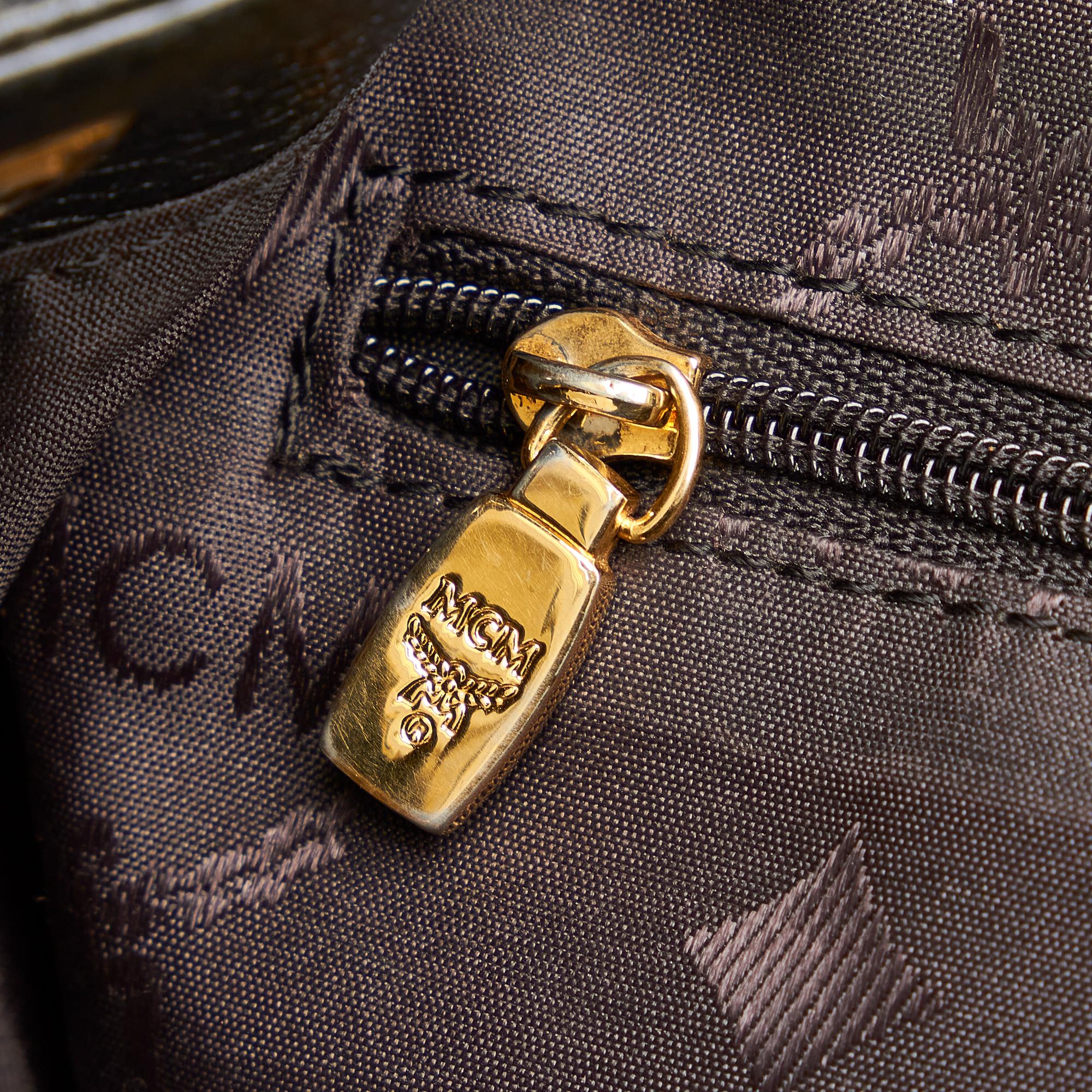 MCM Leather Drawstring Backpack (SHG-34058)