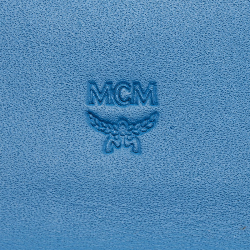 MCM Leather Tracy Tri-Fold Mini Wallet (SHF-9Tep11)