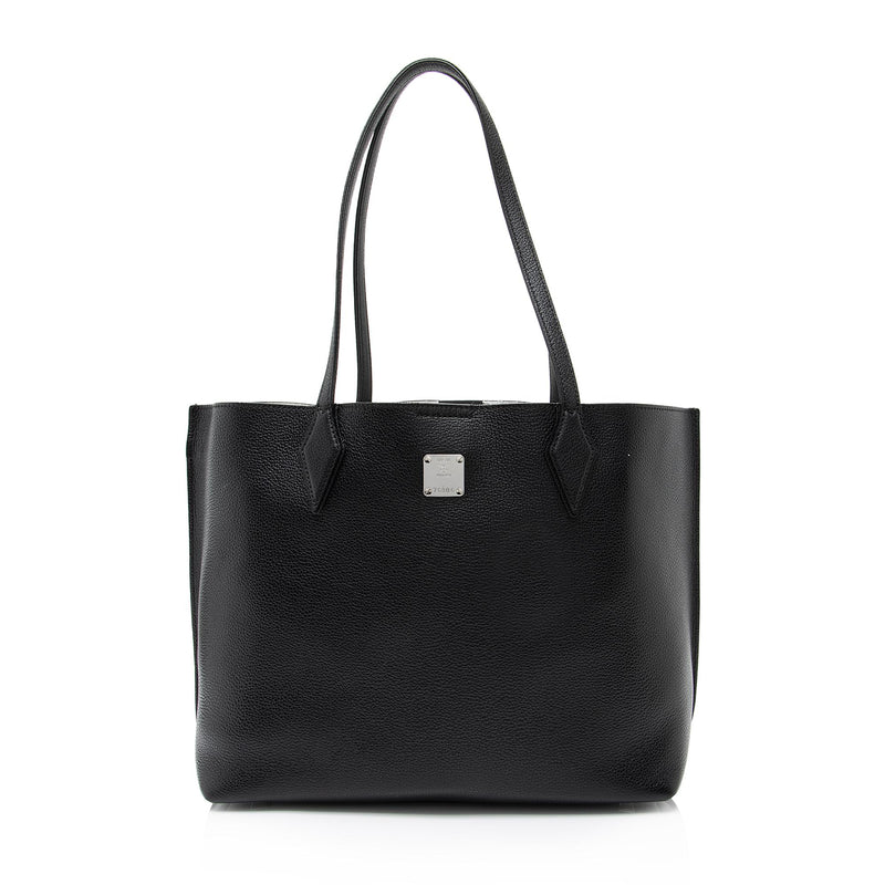 MCM Leather Yris Medium Shopper Tote (SHF-23082)