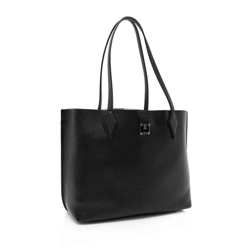 MCM Leather Yris Medium Shopper Tote (SHF-23082)