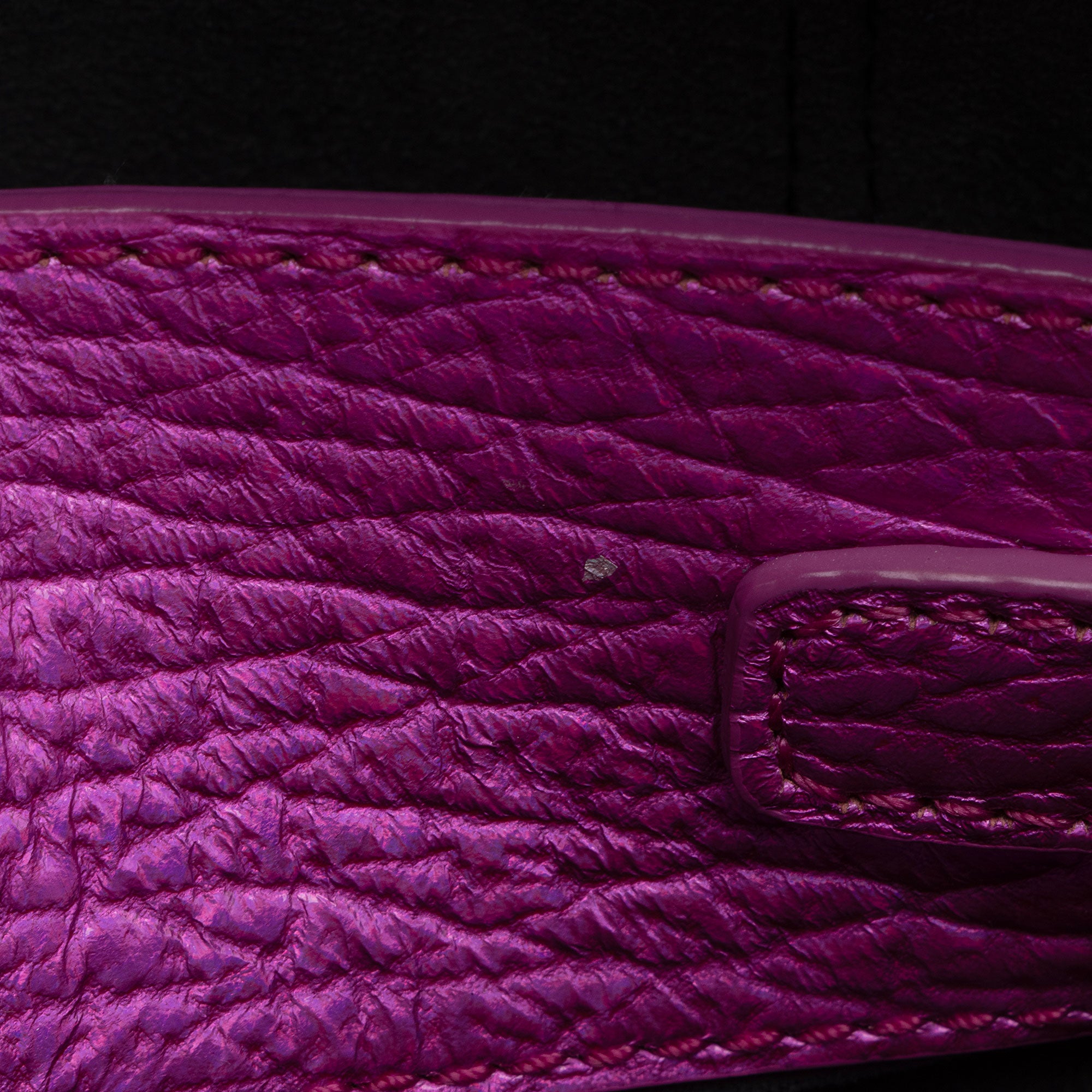 MCM Metallic Leather Cyber Studs Milla Mini Tote