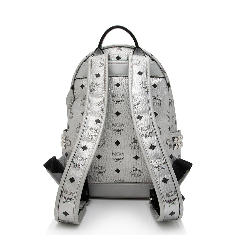 MCM Visetos Sprinkle Stud Large Backpack (SHF-13574) – LuxeDH