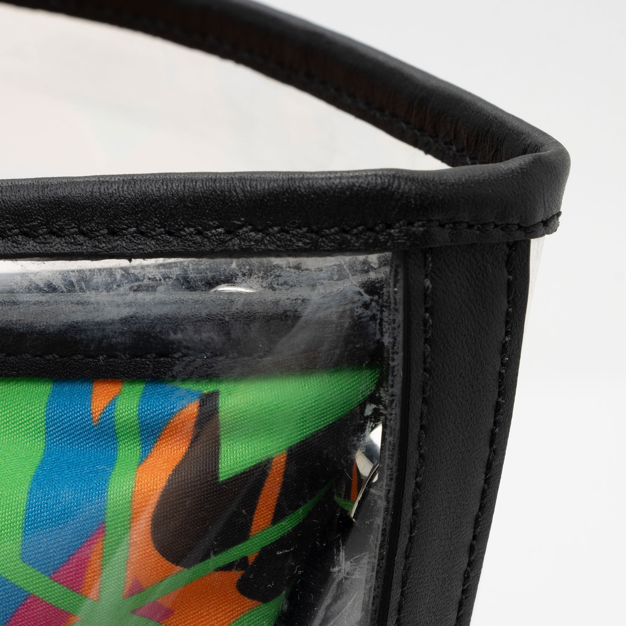 MCM PVC Nylon Cubic Camo Aren Medium Shopper Tote