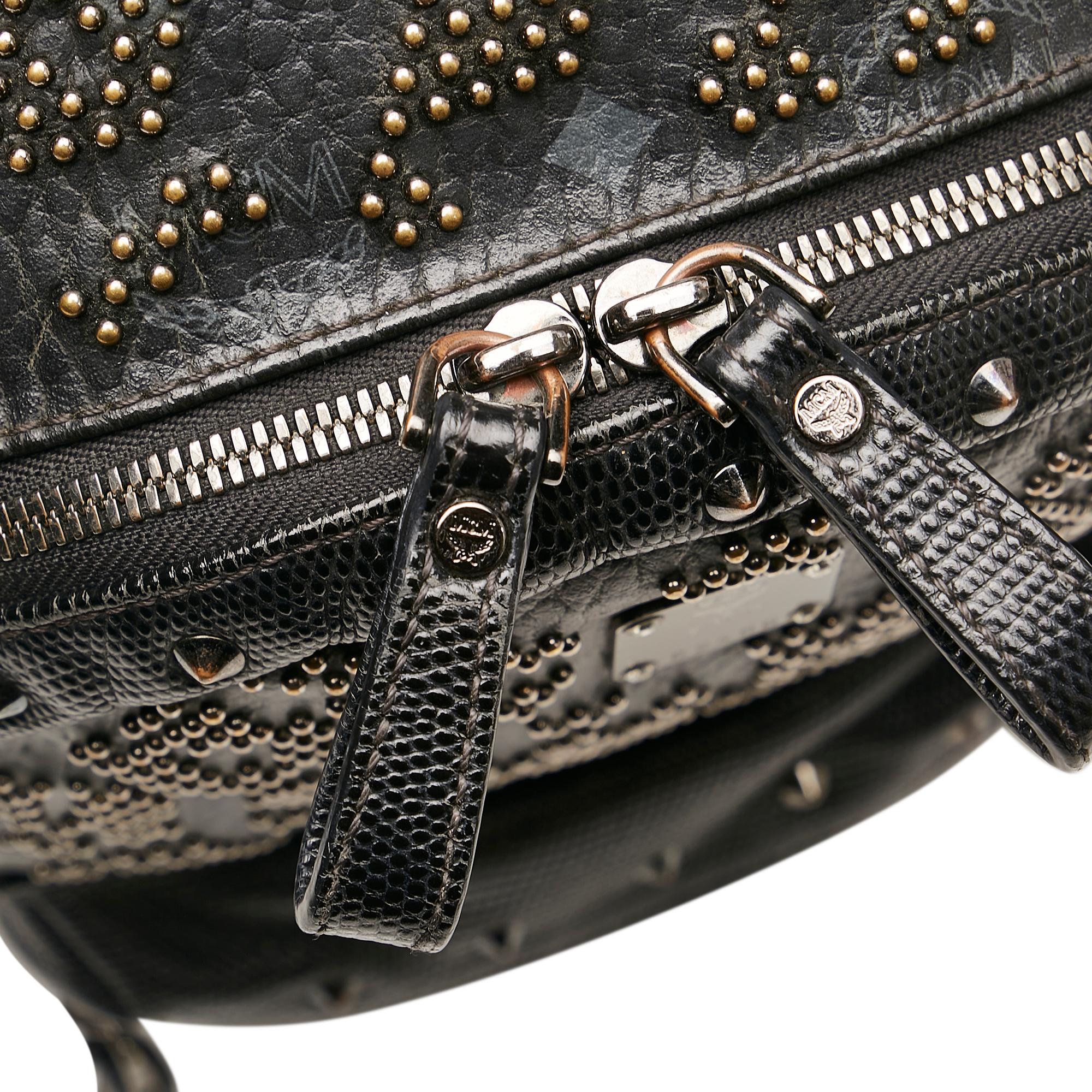 MCM Studded Leather Backpack (SHG-KhpOgC)