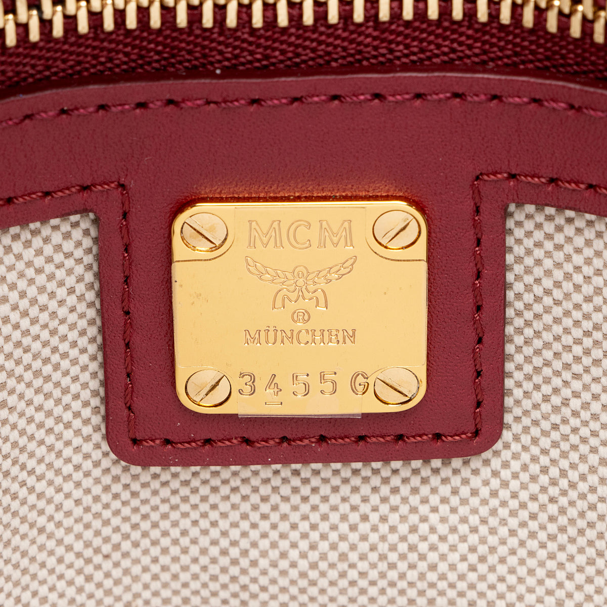 MCM Vintage Monogram Jacquard Small Tote