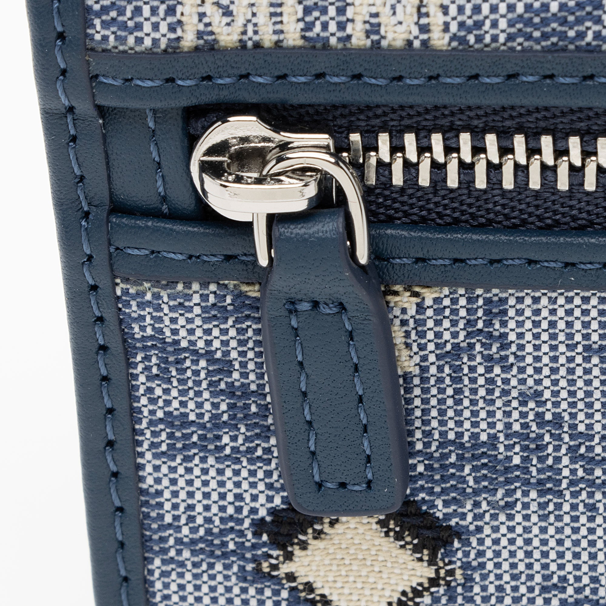 MCM Vintage Monogram Jacquard Tri-Fold Mini Wallet (SHF-29liY6)