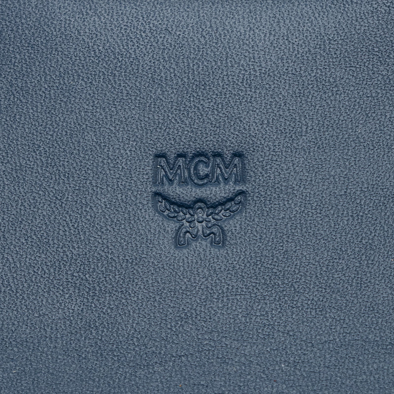 MCM Vintage Monogram Jacquard Tri-Fold Mini Wallet (SHF-29liY6