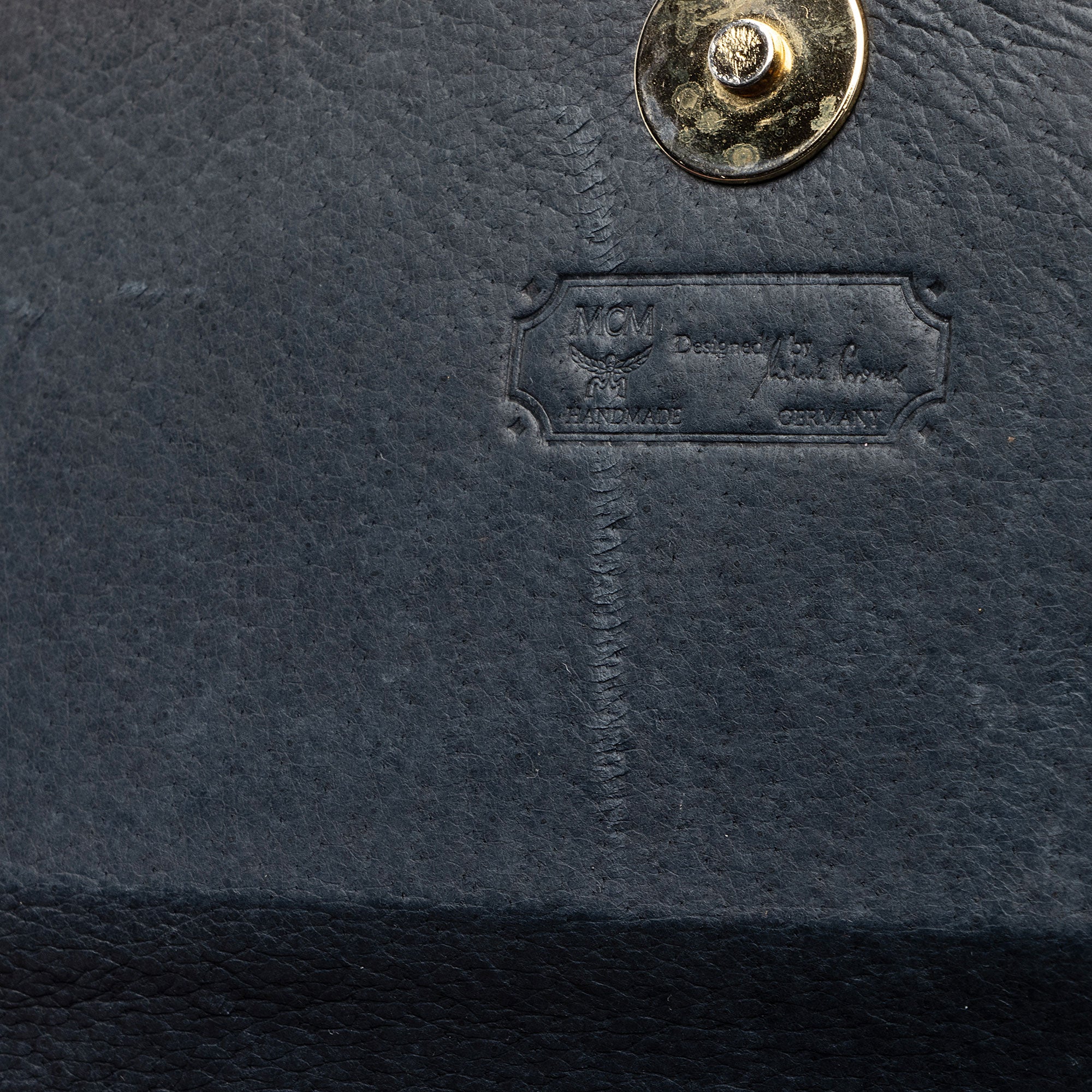 MCM Vintage Visetos Chain Flap Crossbody Bag (SHF-7gac95)