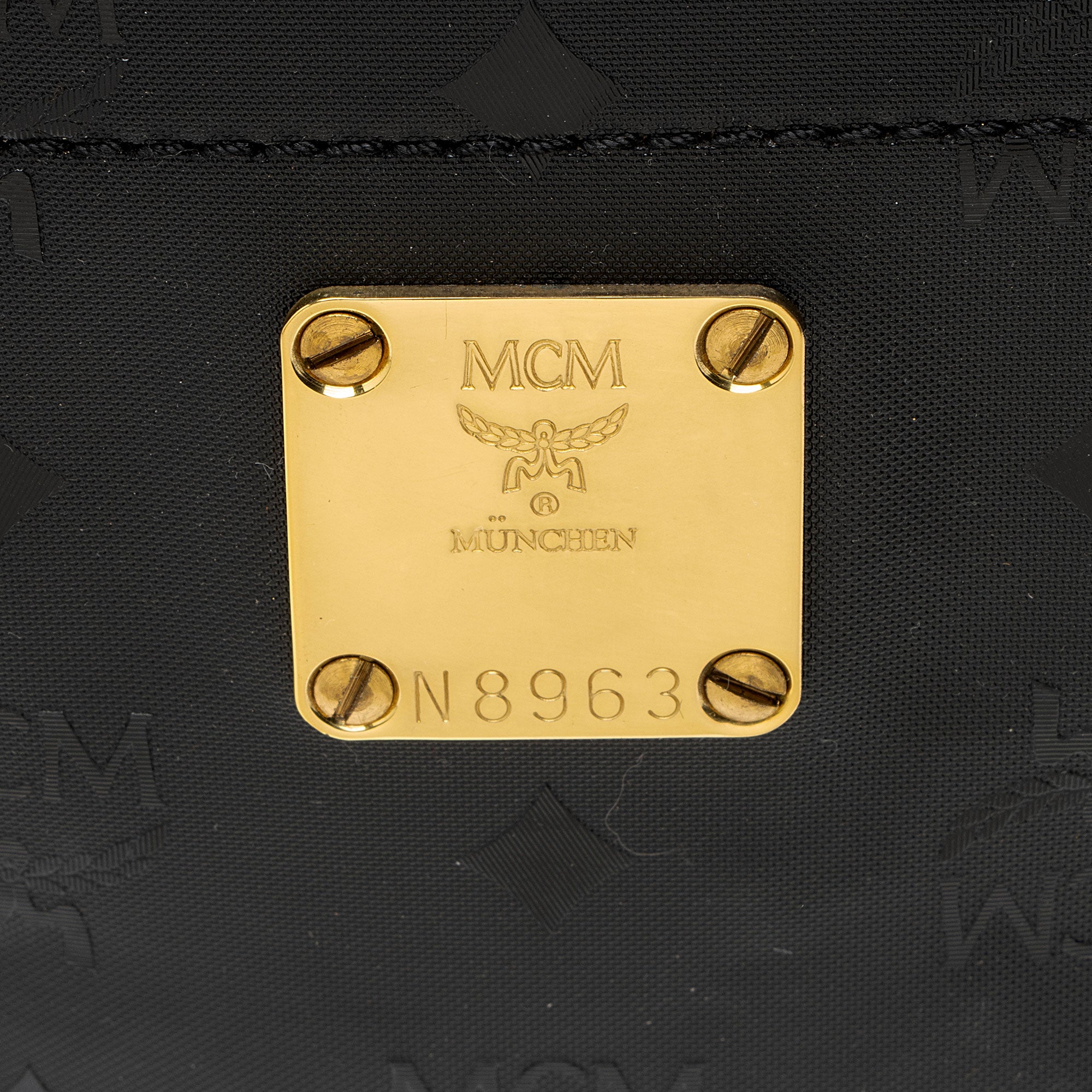 MCM Vintage Visetos Medium Shopper Tote