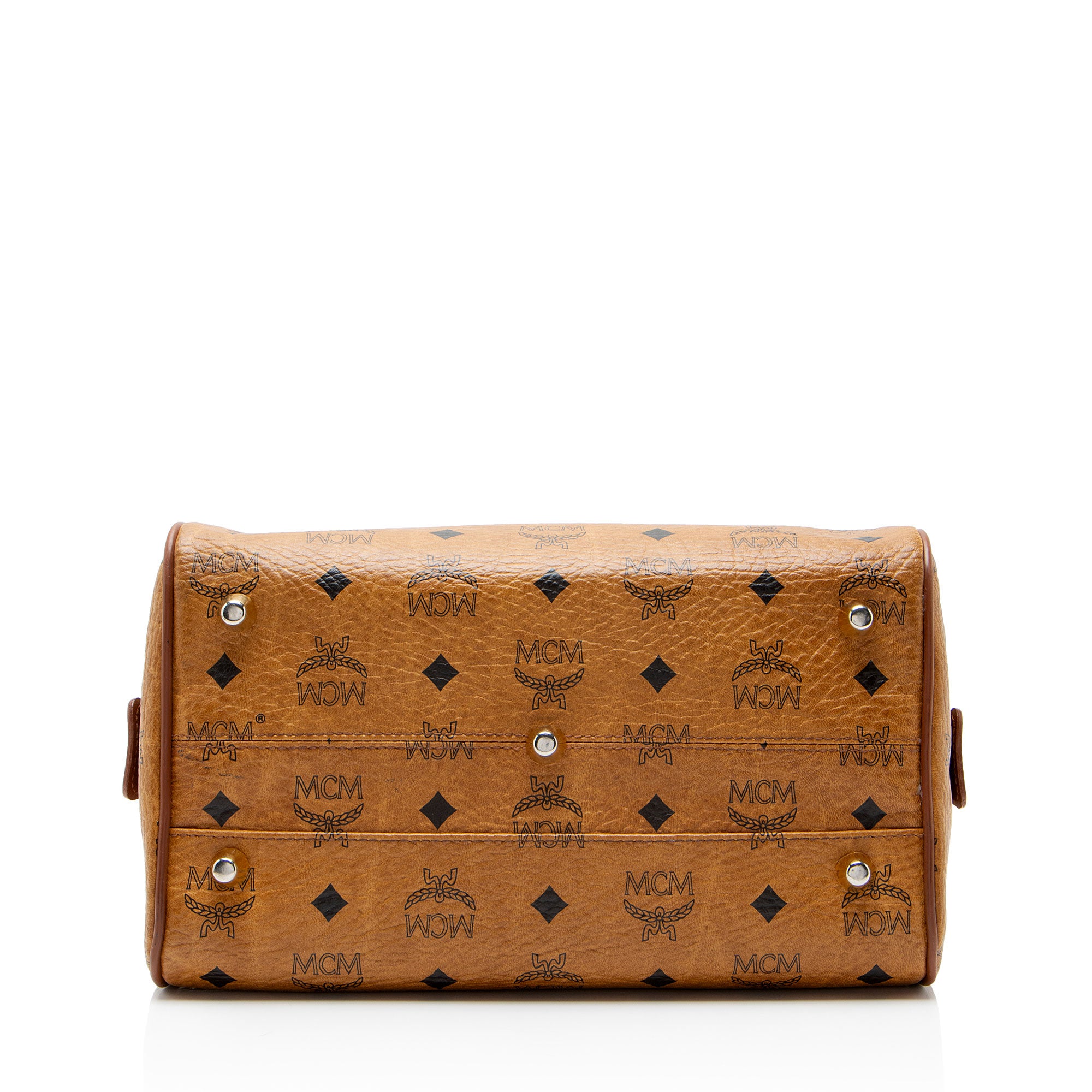 MCM Vintage Visetos Small Boston Bag