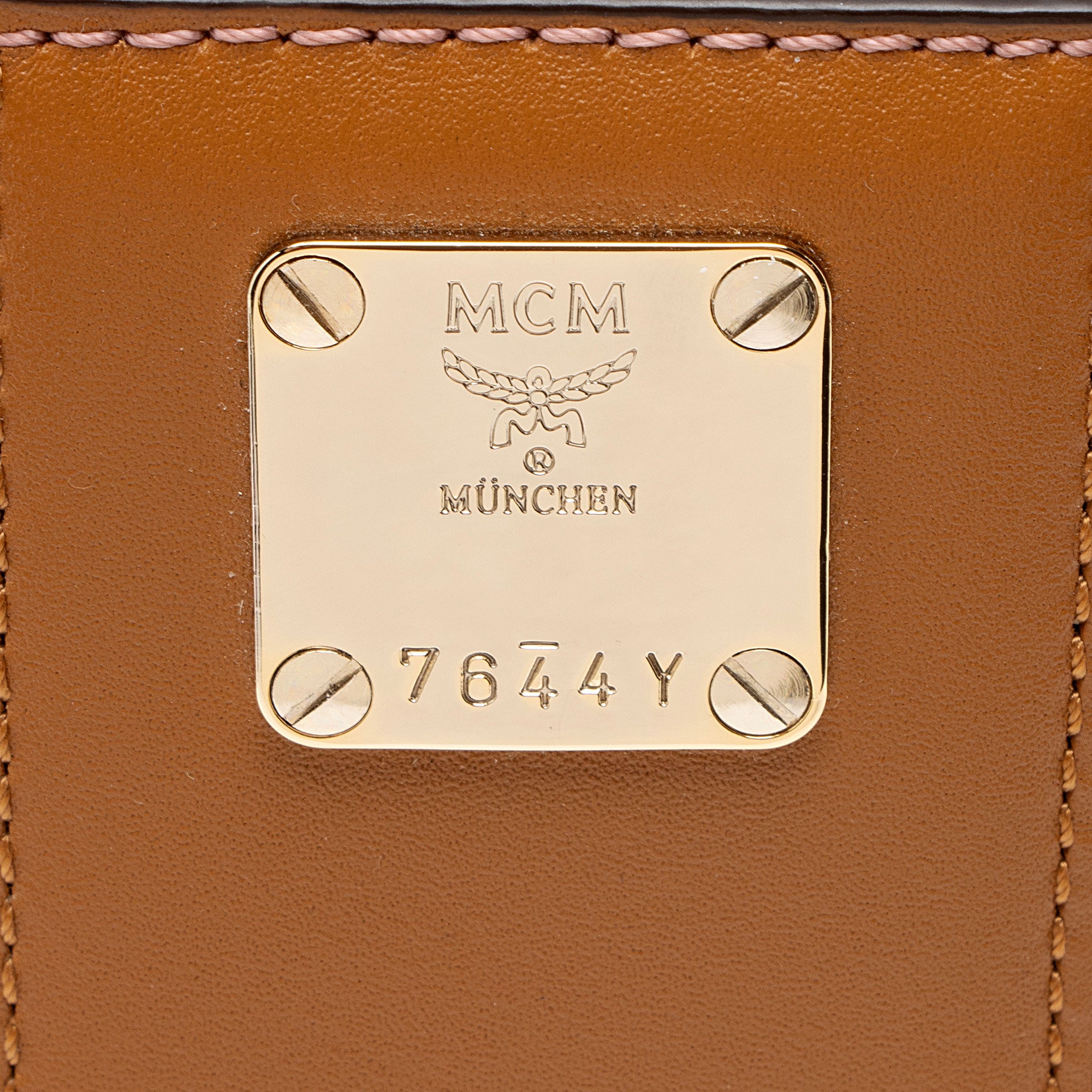 MCM Visetos Anya Medium Shopper Tote
