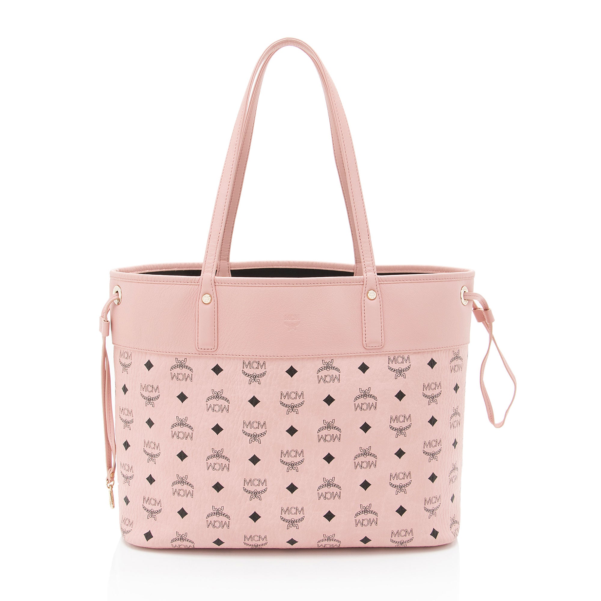 MCM Visetos Aren Medium Shopper Tote