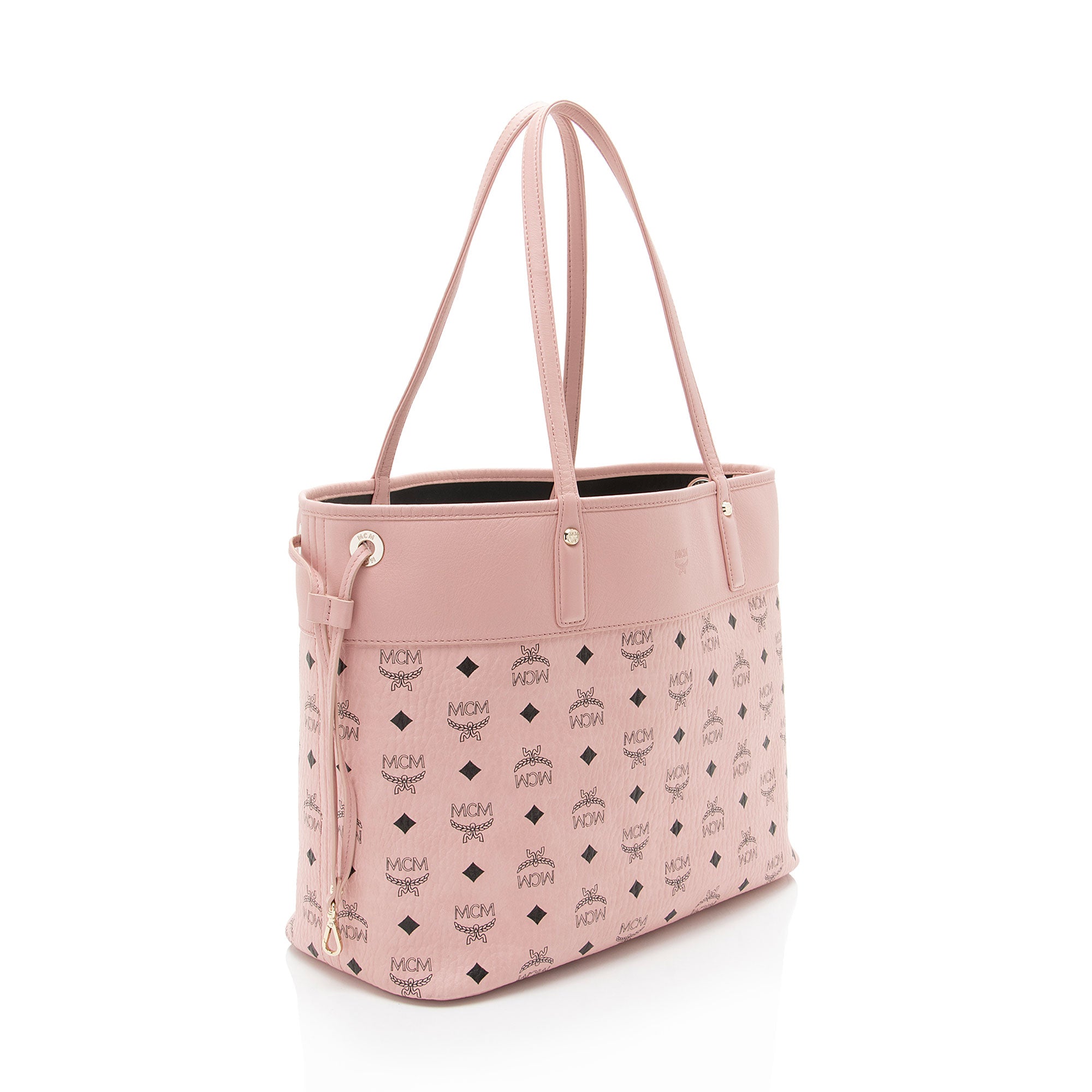 MCM Visetos Aren Medium Shopper Tote