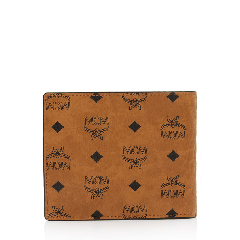MCM Visetos Bi-Fold Wallet (SHF-h8B6tn)