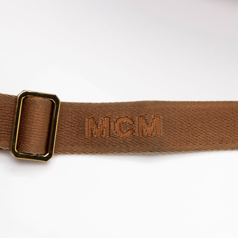 Mcm chevron visetos 2025 backpack