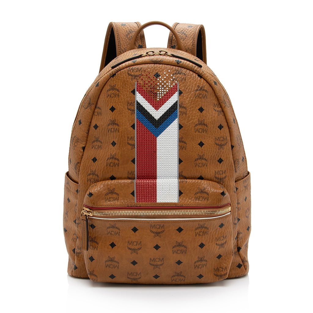 Shop MCM Medium Stark Visetos Backpack