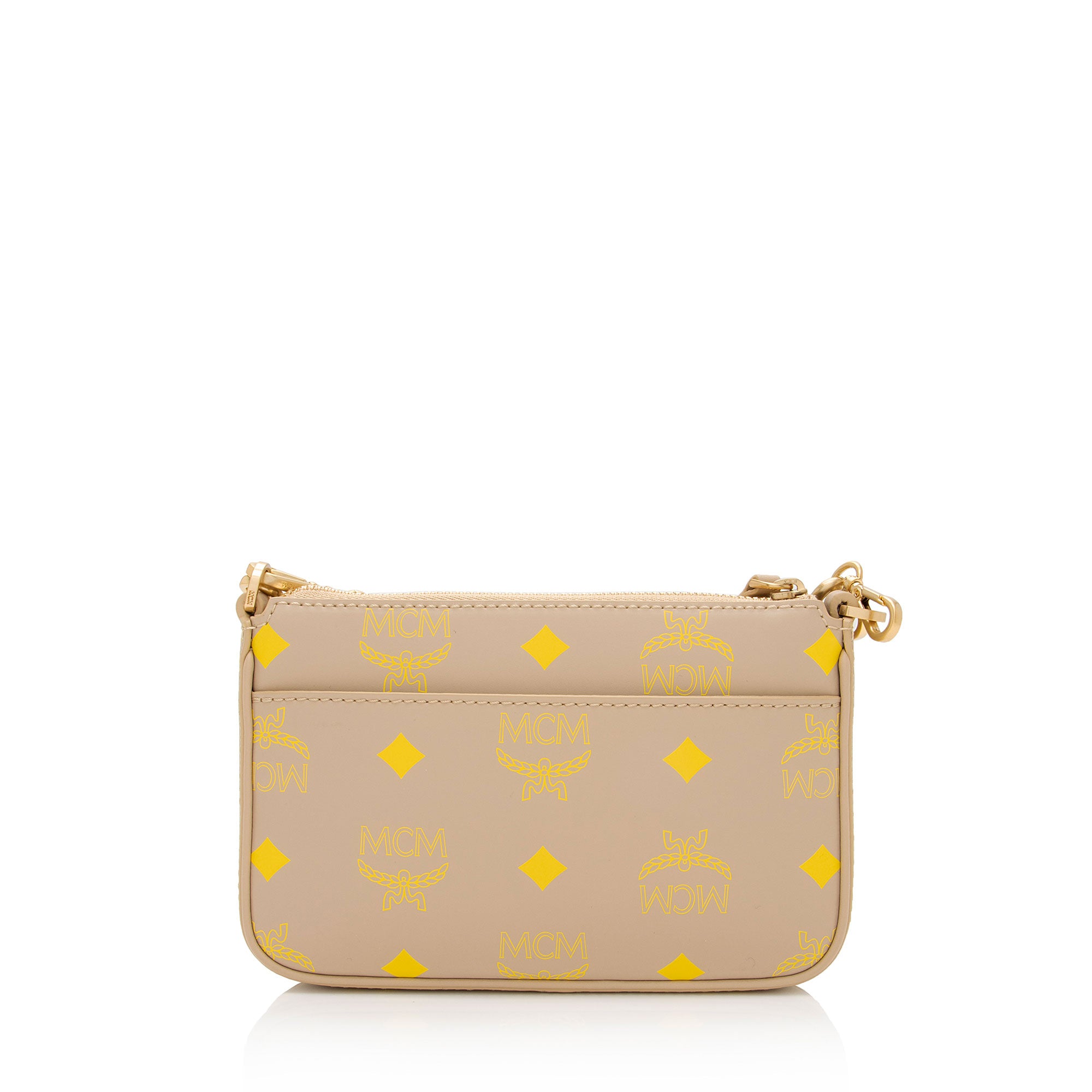 MCM Visetos Color Splash Chain Mini Crossbody Bag (SHF-yQLfQn)