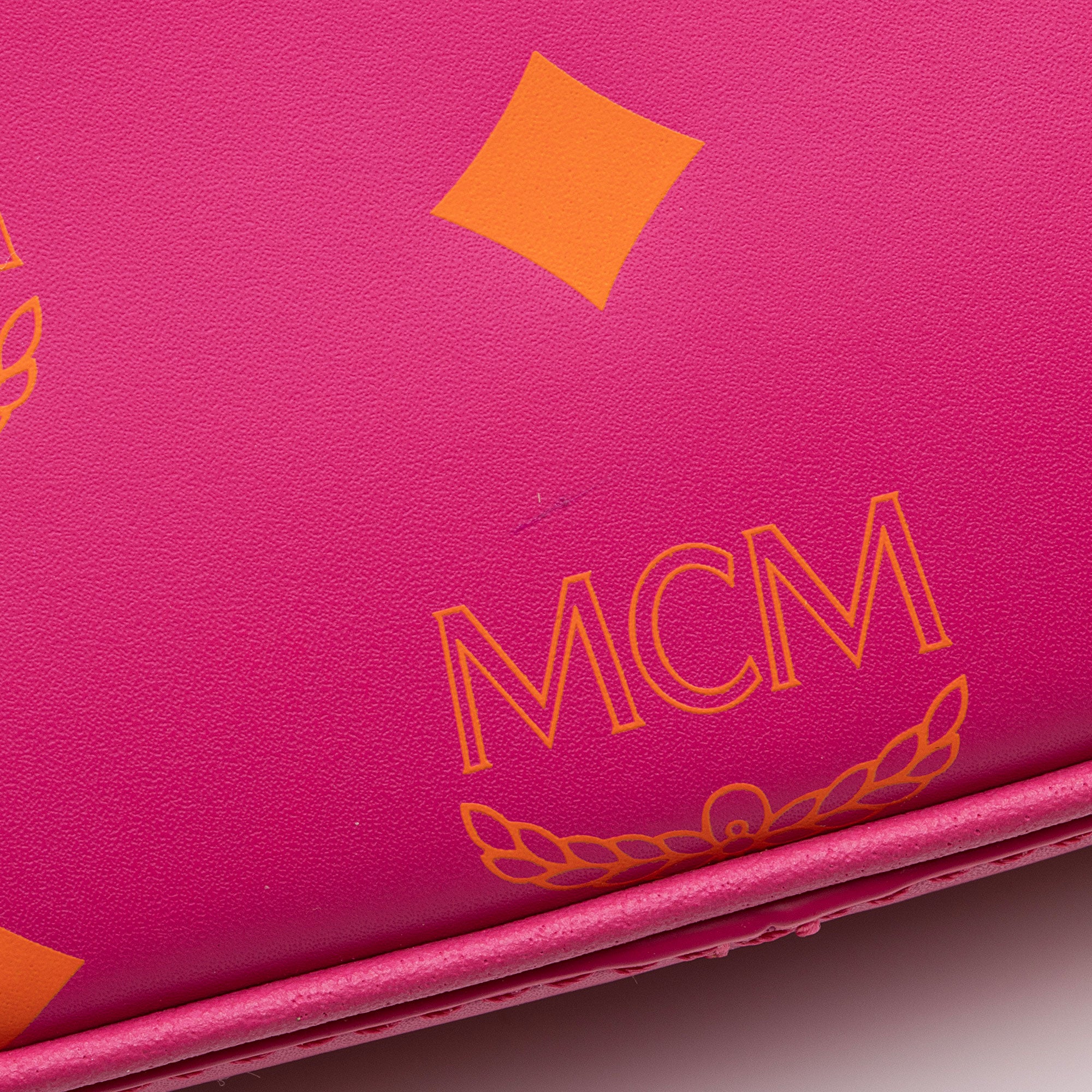 MCM Visetos Color Splash Chain Mini Crossbody (SHF-PDqTRr)