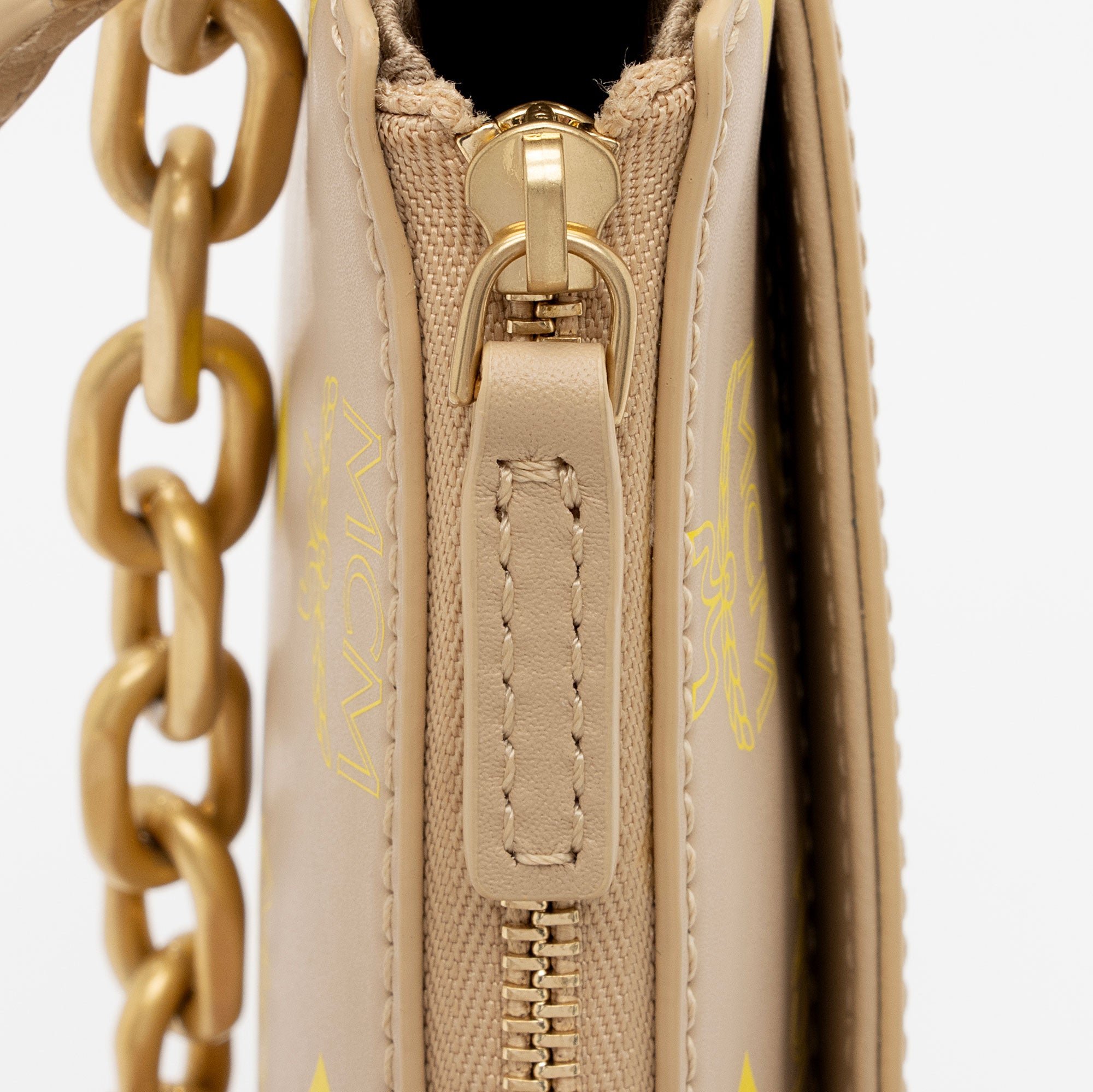MCM Visetos Color Splash Chain Mini Crossbody