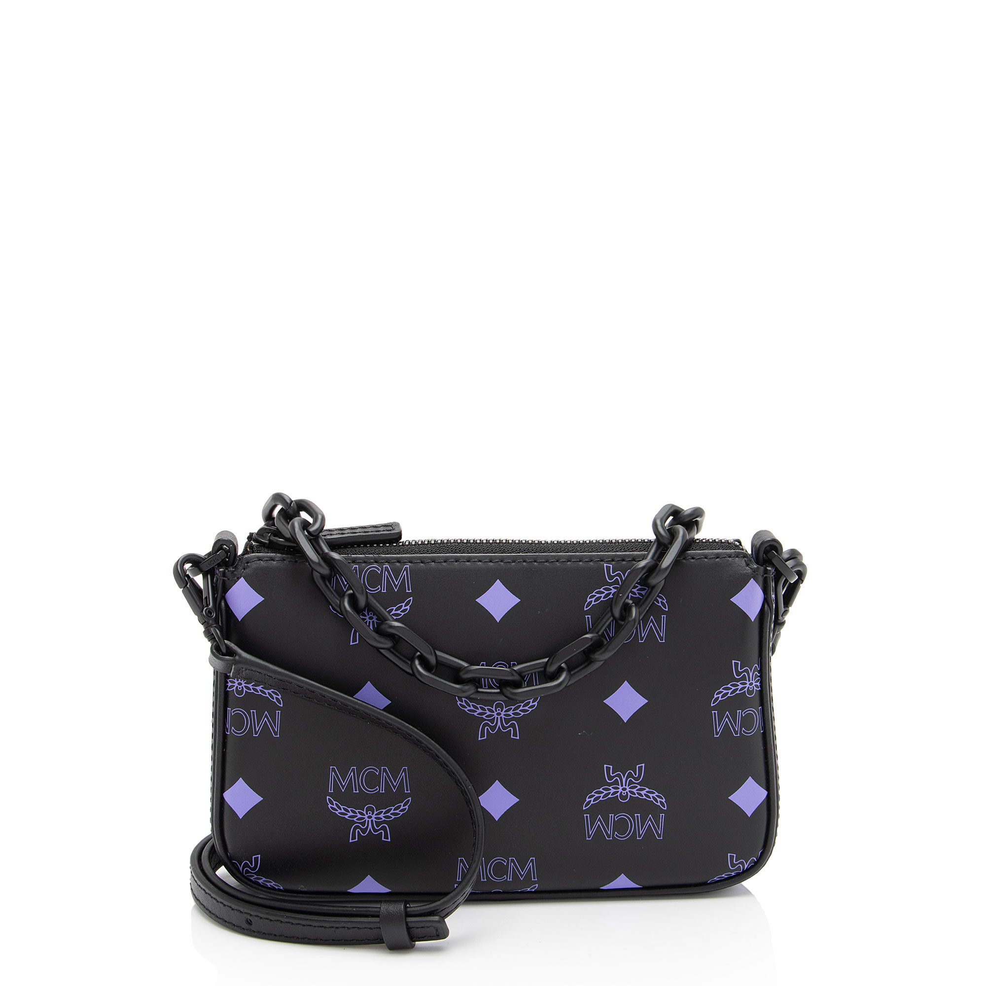 MCM Visetos Color Splash Chain Mini Crossbody (SHF-FJKtht)