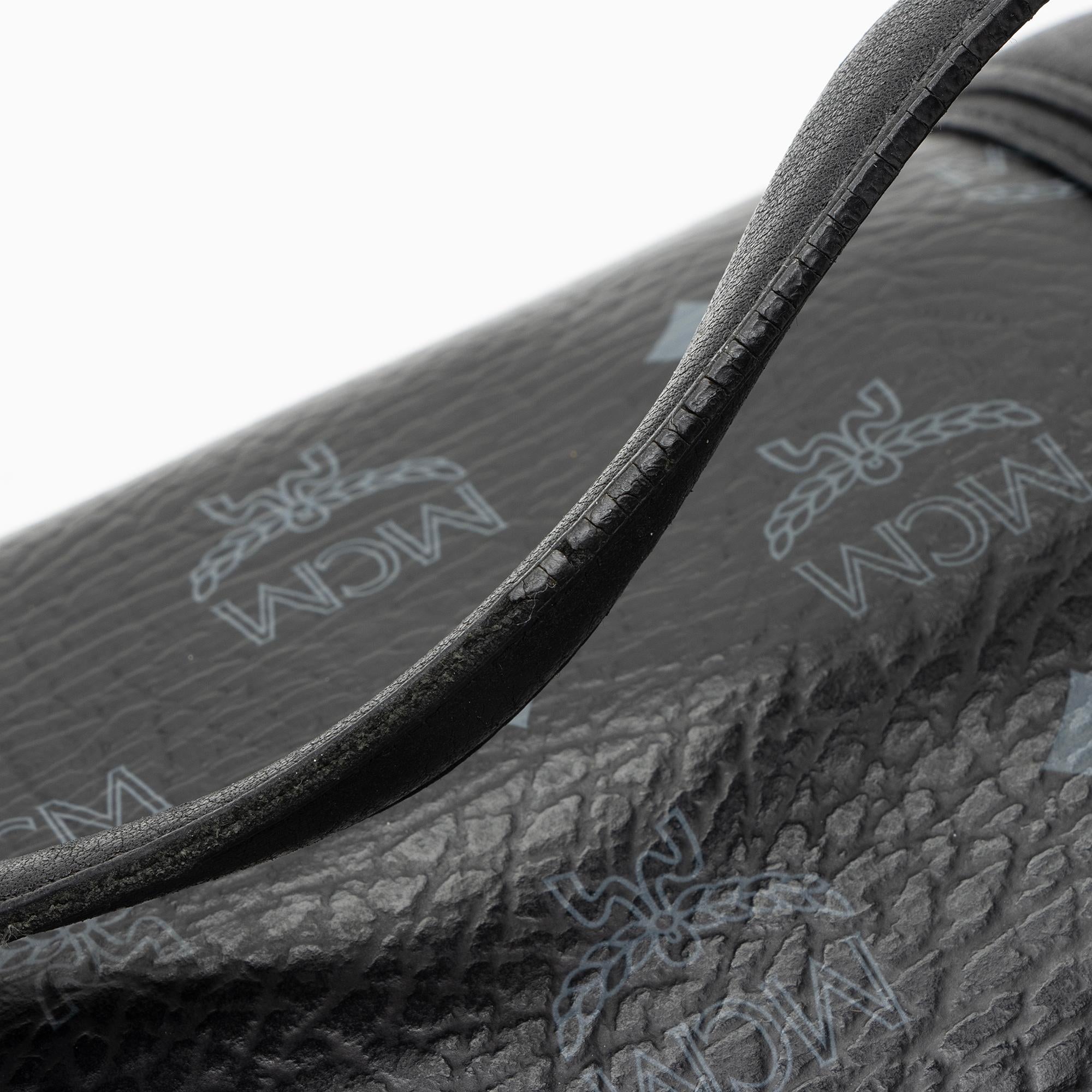 MCM Visetos Essential Barrel Bag (SHF-zQniXB)