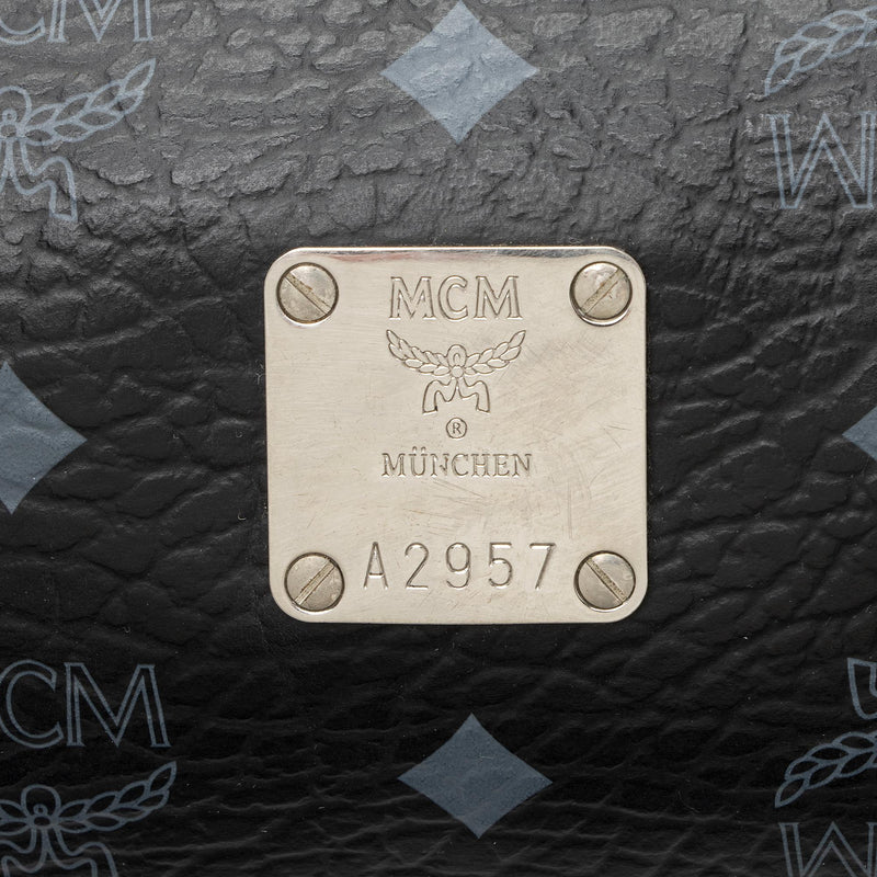 MCM Visetos Essential Barrel Bag Cognac 649854