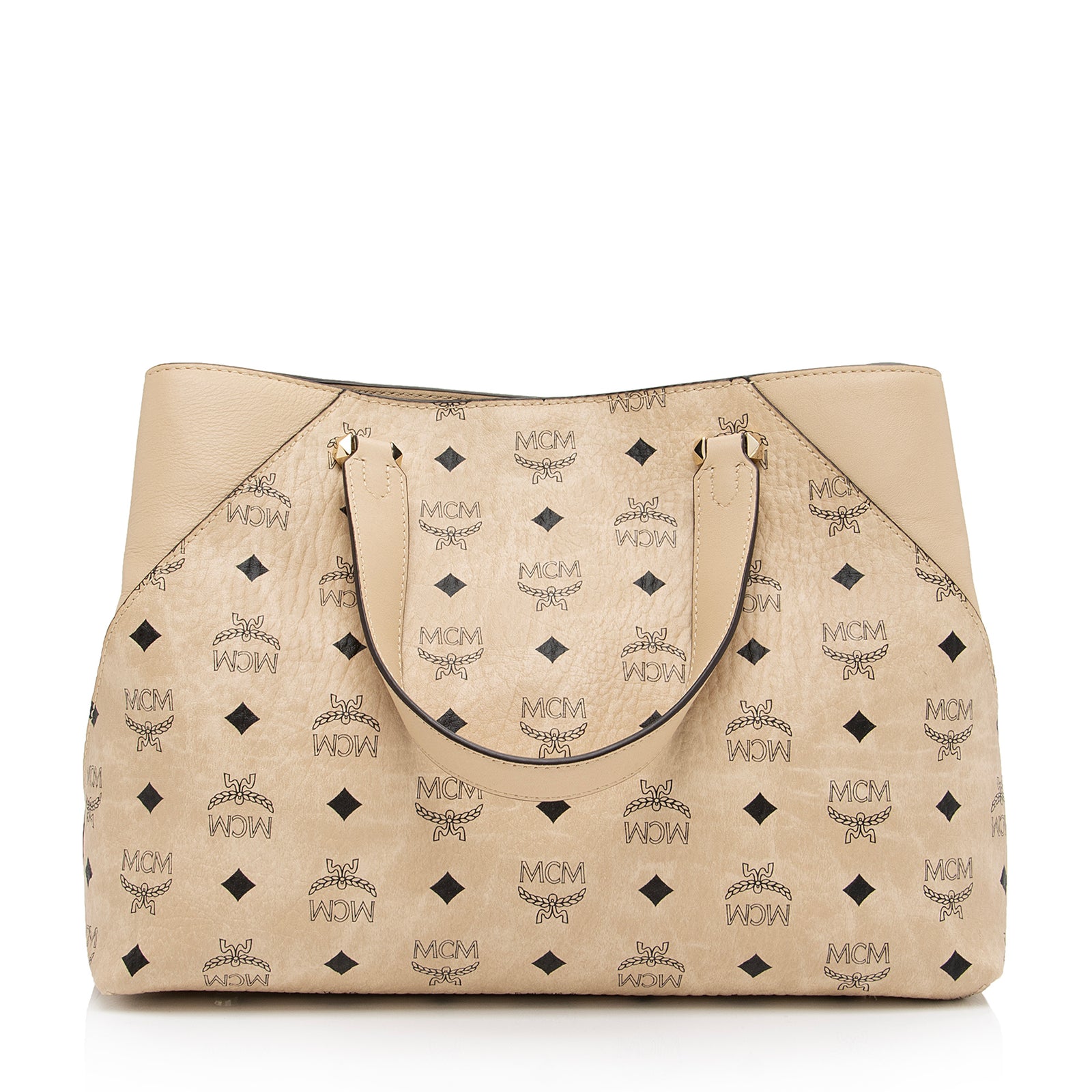 Mcm essential visetos original tote bag shop