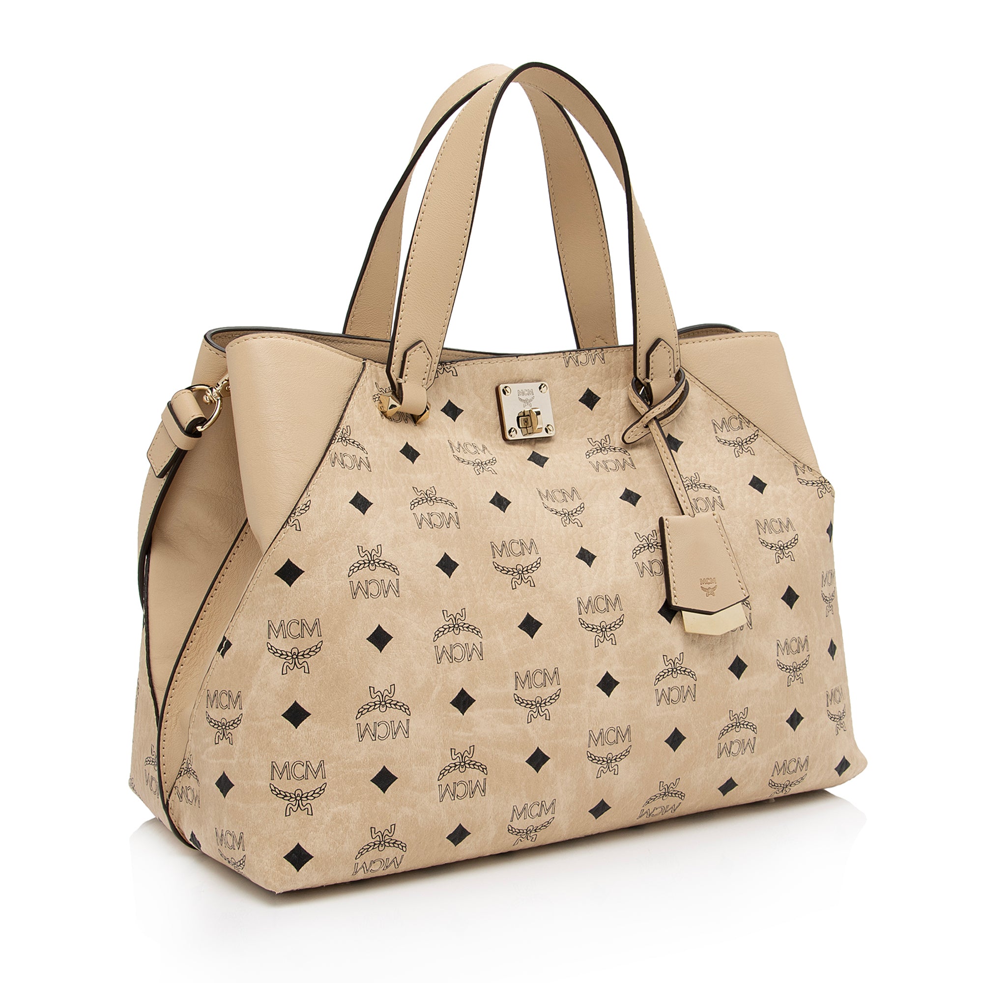 MCM Visetos Essential Medium Tote (SHF-7iqo2E)