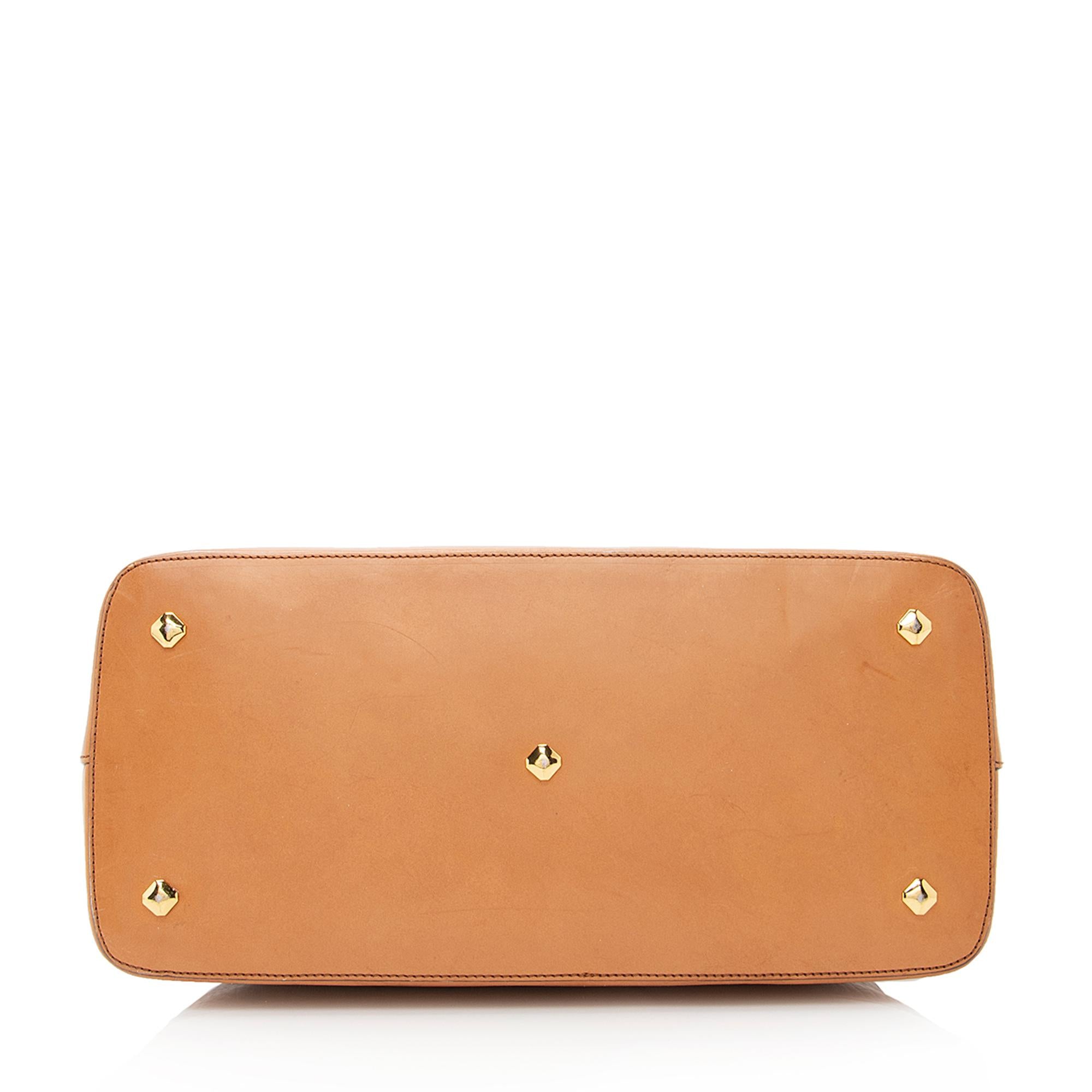 MCM Visetos Heritage Bowler Medium Satchel (SHF-22285)