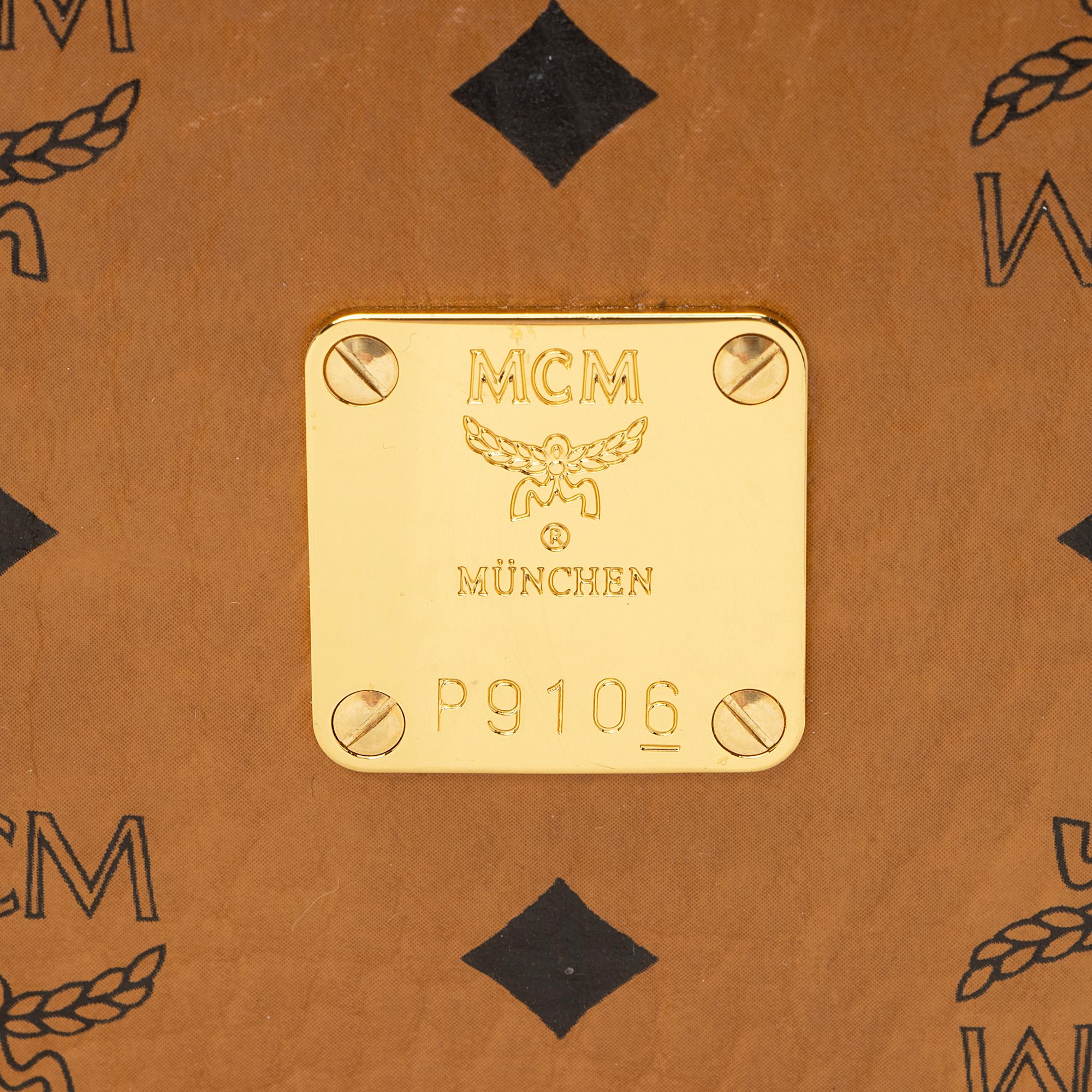 MCM Visetos Heritage Bowler Medium Satchel (SHF-22285)