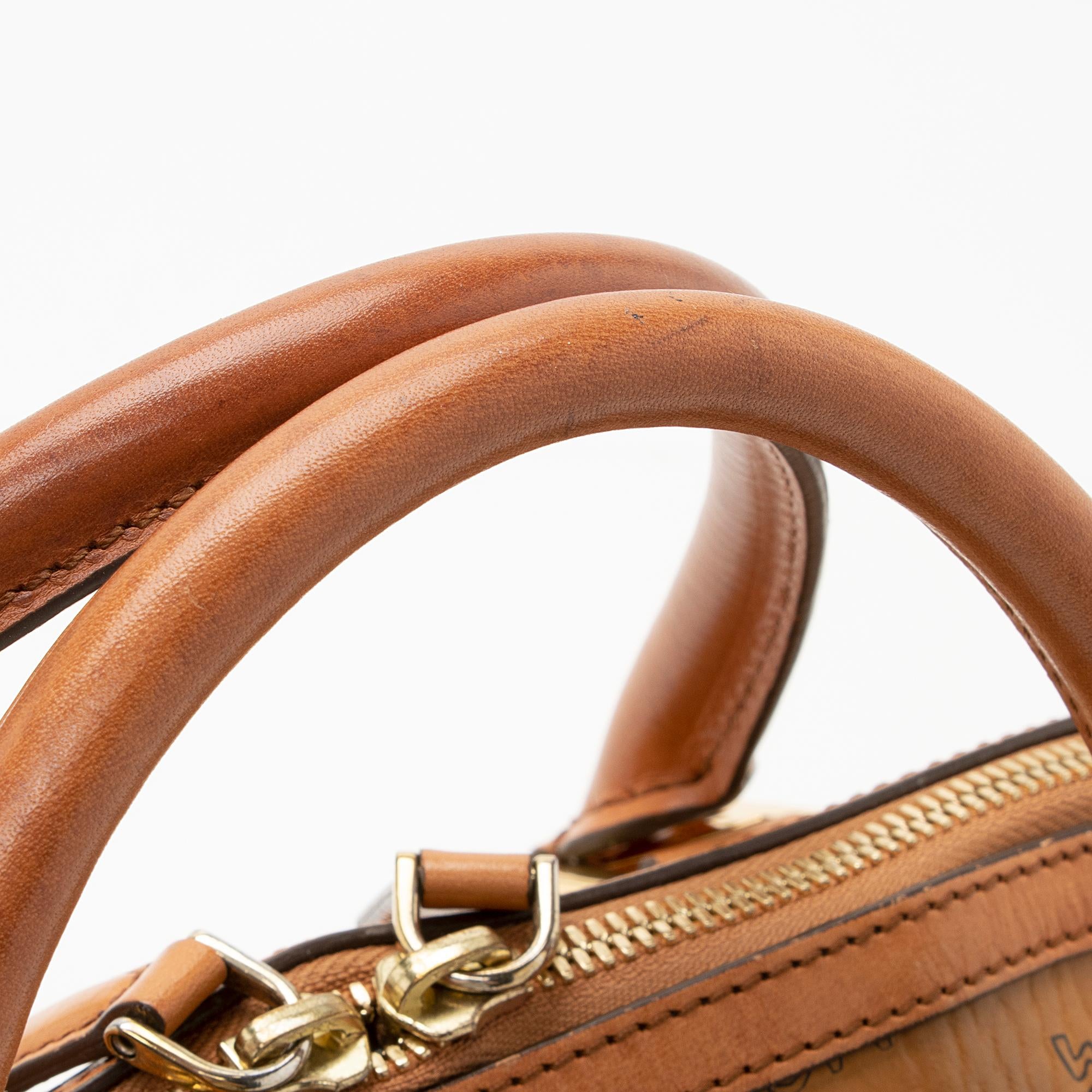 MCM Visetos Heritage Bowler Medium Satchel (SHF-22285)