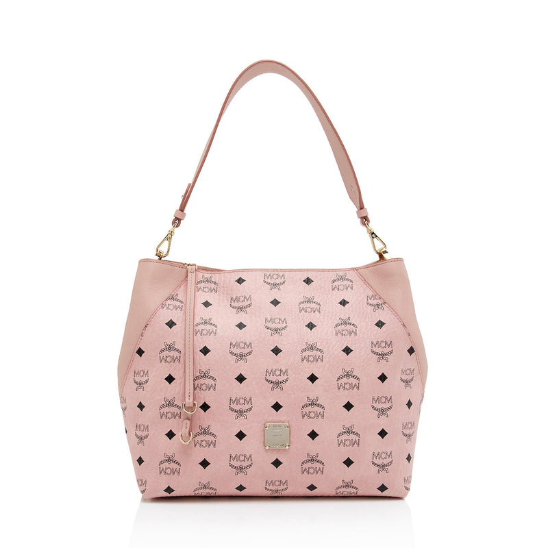 Mcm klara medium shop visetos hobo bag